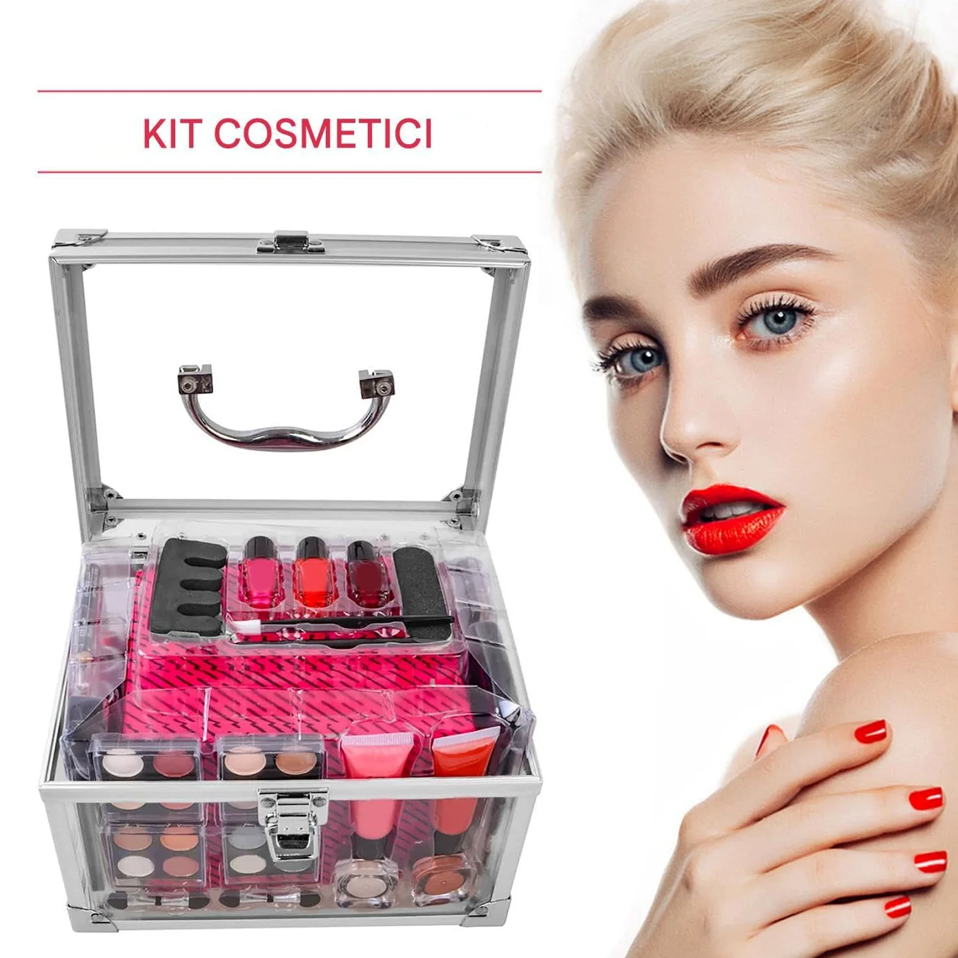 Set Trucco Completo Palette Trucco Multiuso | Valigette Per Uso Quotidiano Halloween Matrimoni Teatro E Spettacoli