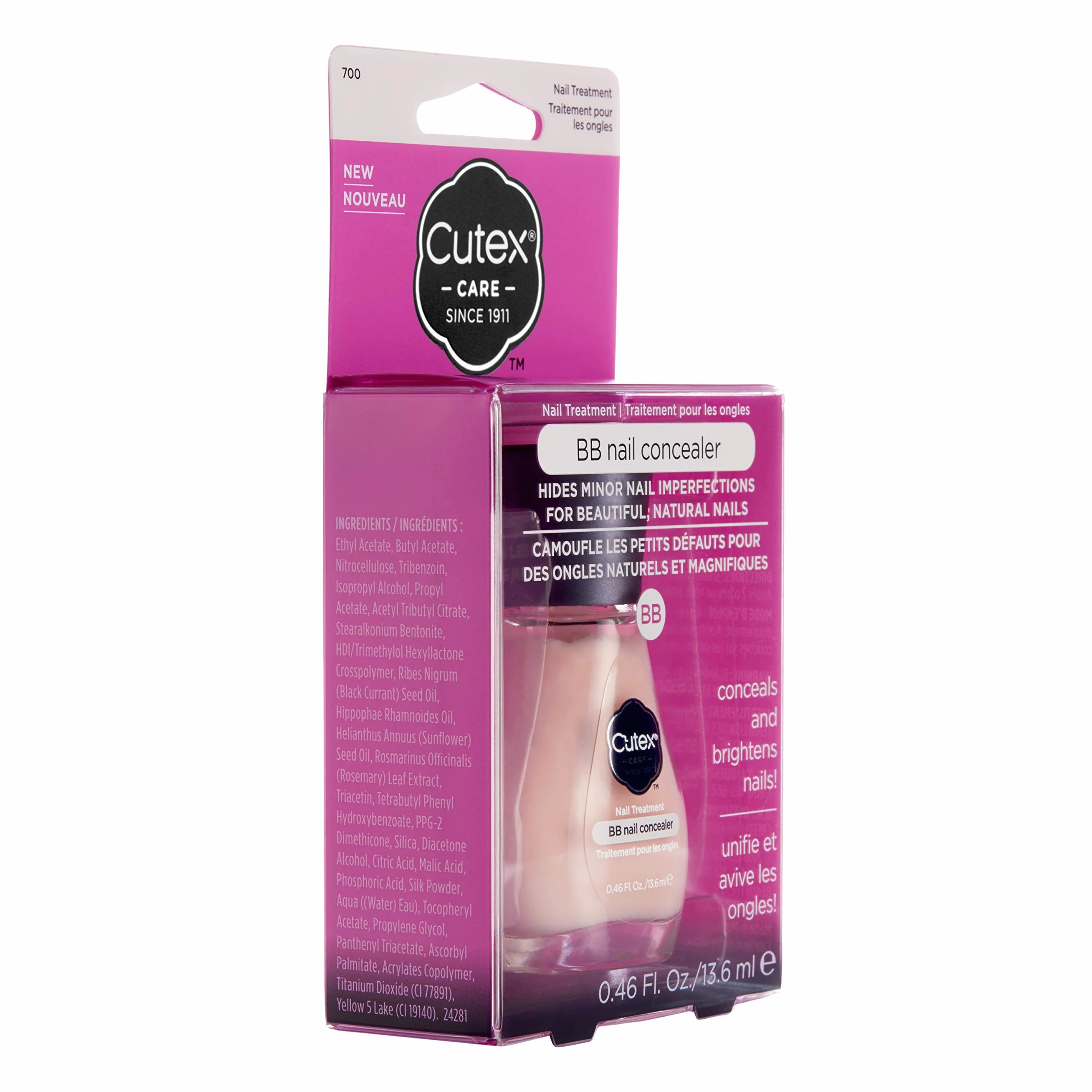 Cutex BB Nail Concealer Trattamento Nail Care Treatment Correttore Unghie dalla Superficie Imperfetta o con Macchie Bianche - 13.6 ml