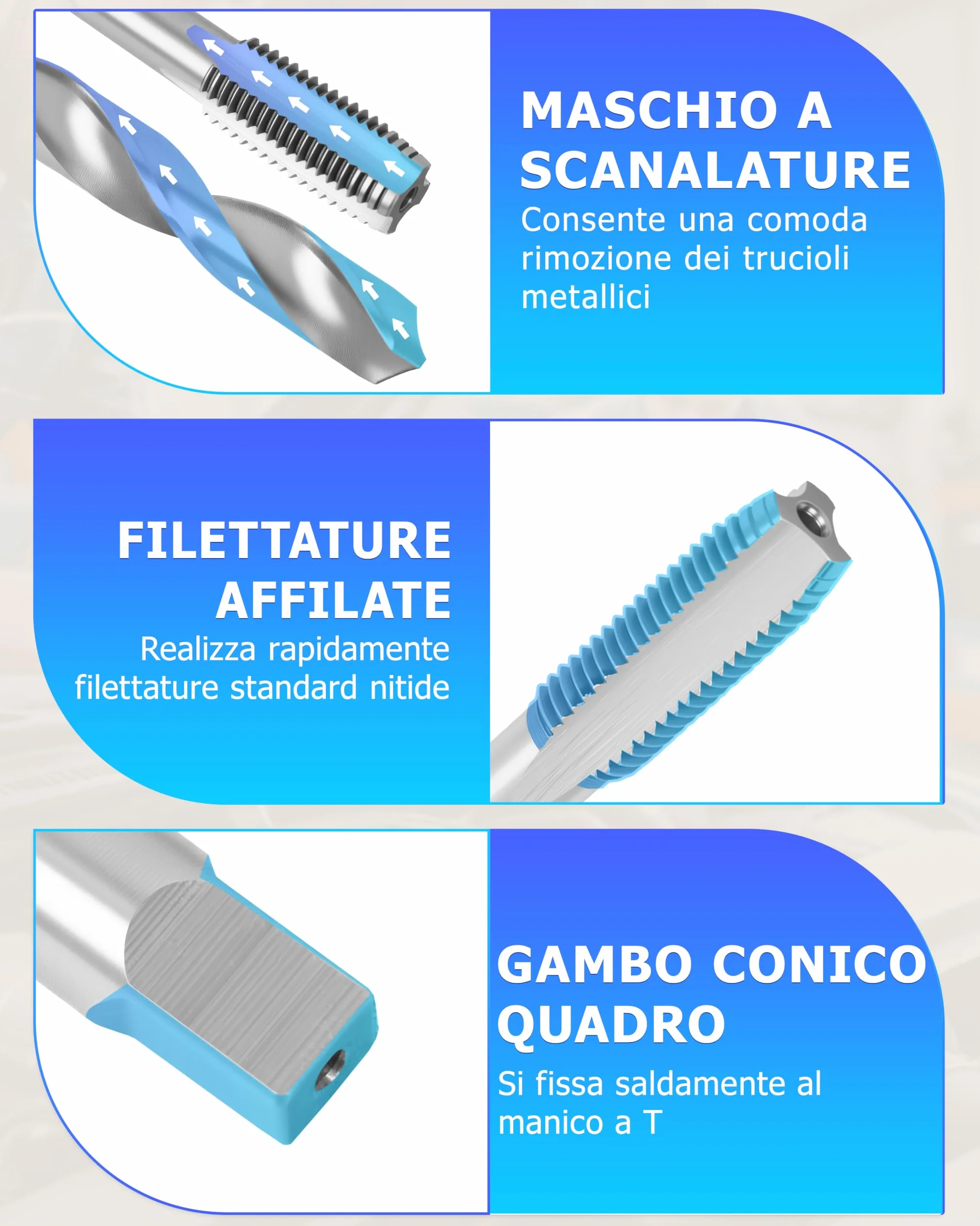 DAYUAN 131 pezzi set riparazione trapano Helicoil M5 M6 M8 M10 M12 manicotto filettato