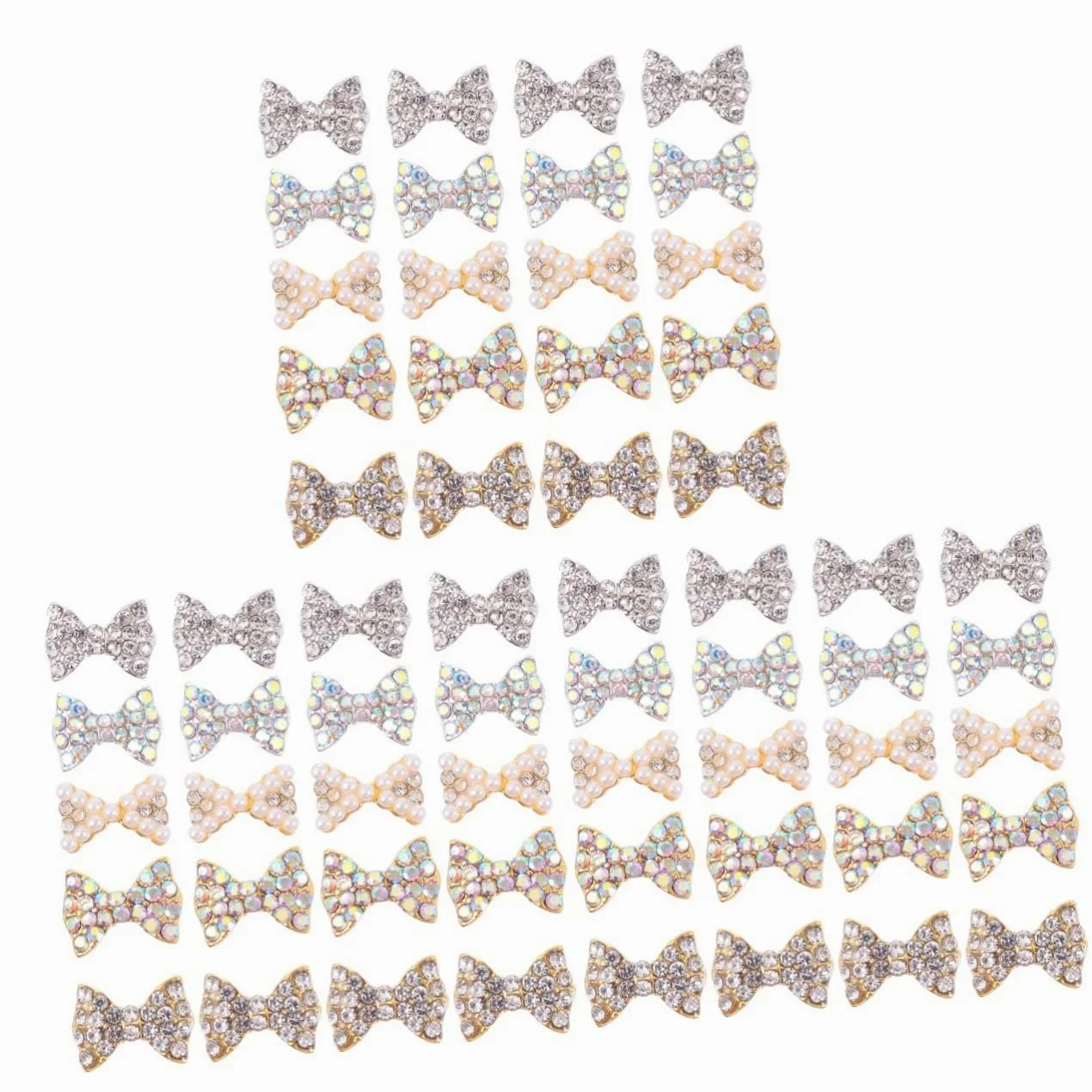 150 Pz Gioielli Con Diamanti Per Unghie Artigianato Di Adesivi Gemma Decorazioni Per Unghie in Acrilico Borchie Metalliche Per Unghie Ciondoli Per Unghie 3d Metallo Festivo Fascino