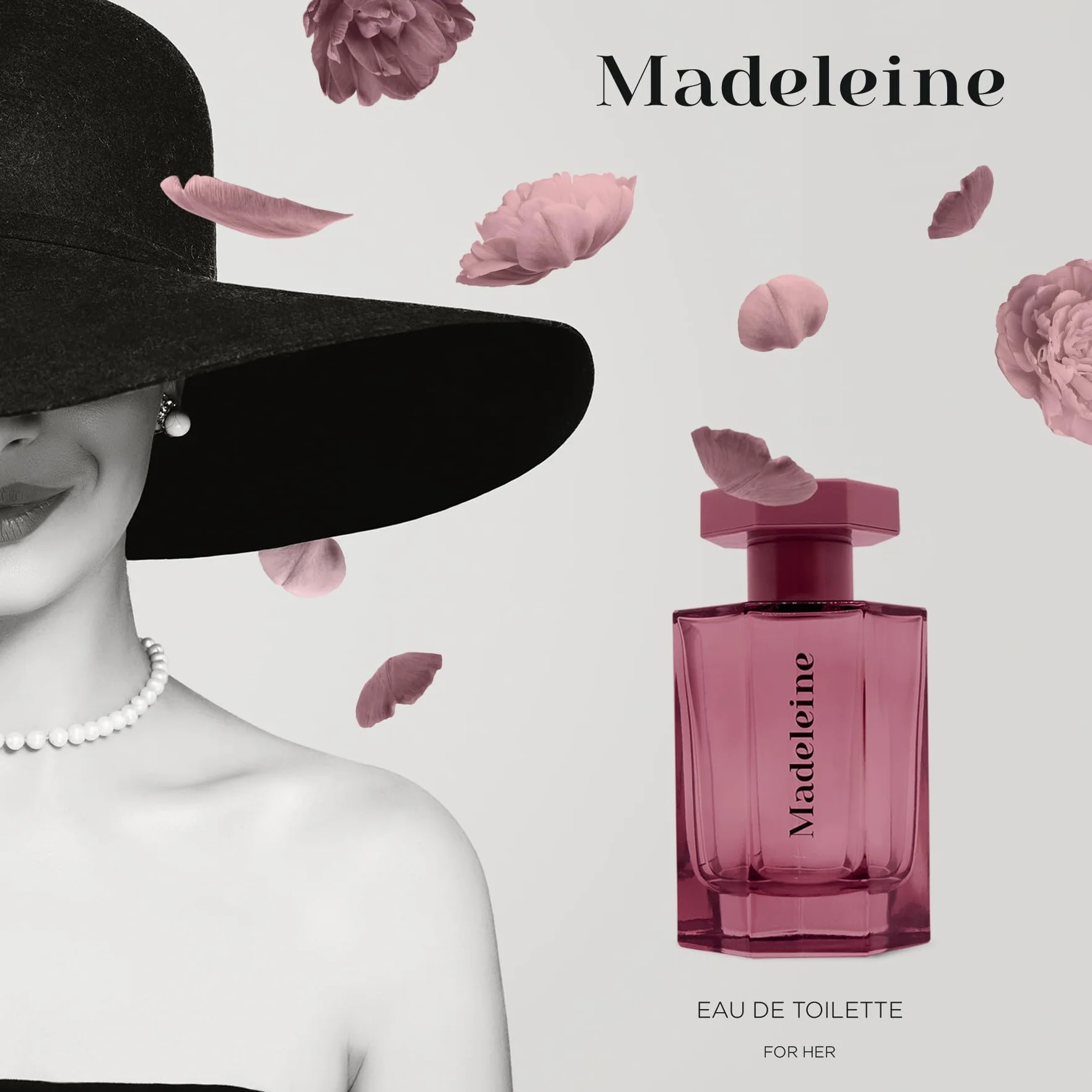 MADELEINE FLEURS | Confezione Regalo, Profumo Donna da 100ml e Crema Corpo 200ml, Fragranza Elegante e Sofisticata