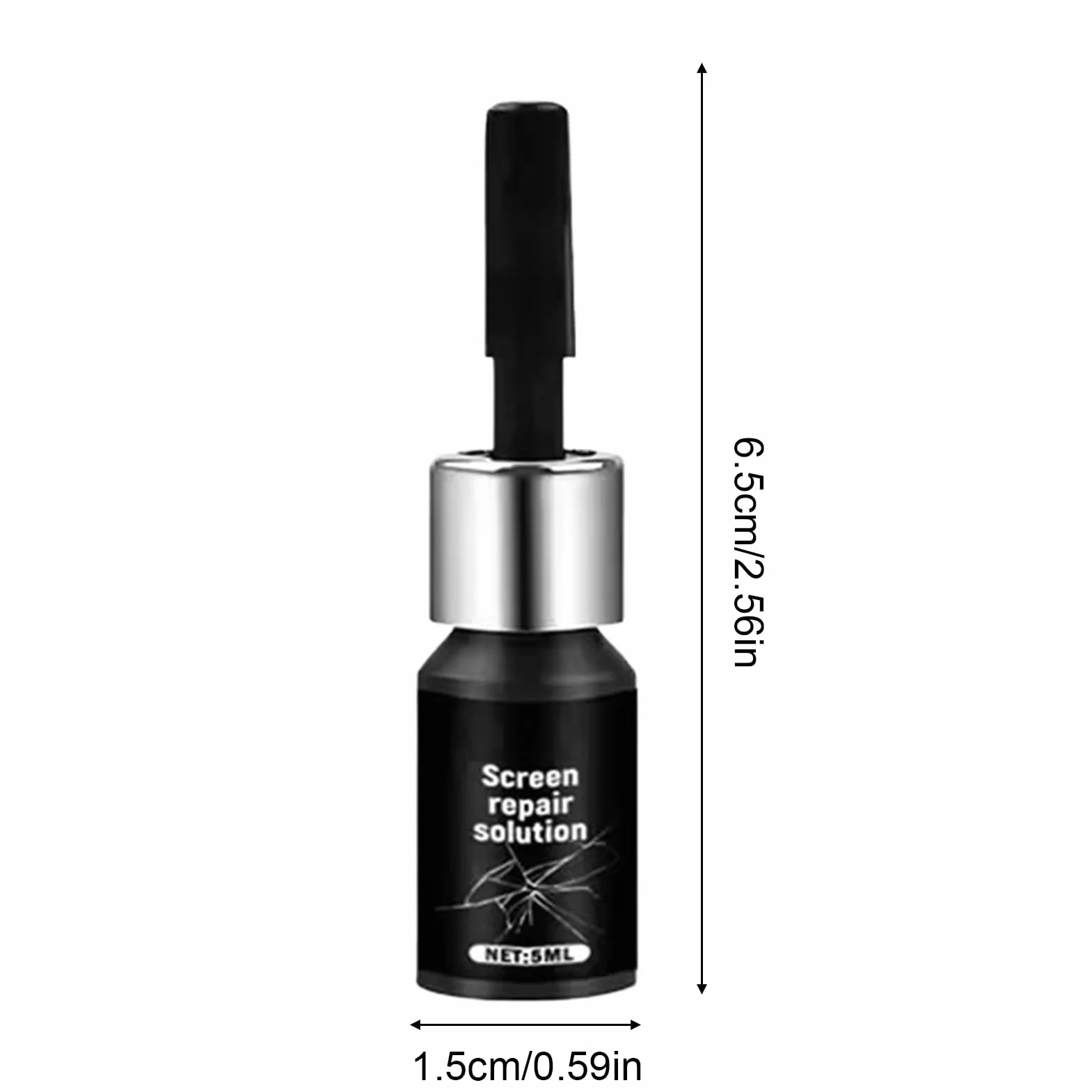 Liquido Riparazione Schermo Smartphone 5ml - Soluzione Universale Rapida per Crepe Parabrezza Auto, Vetri Casa, Specchi