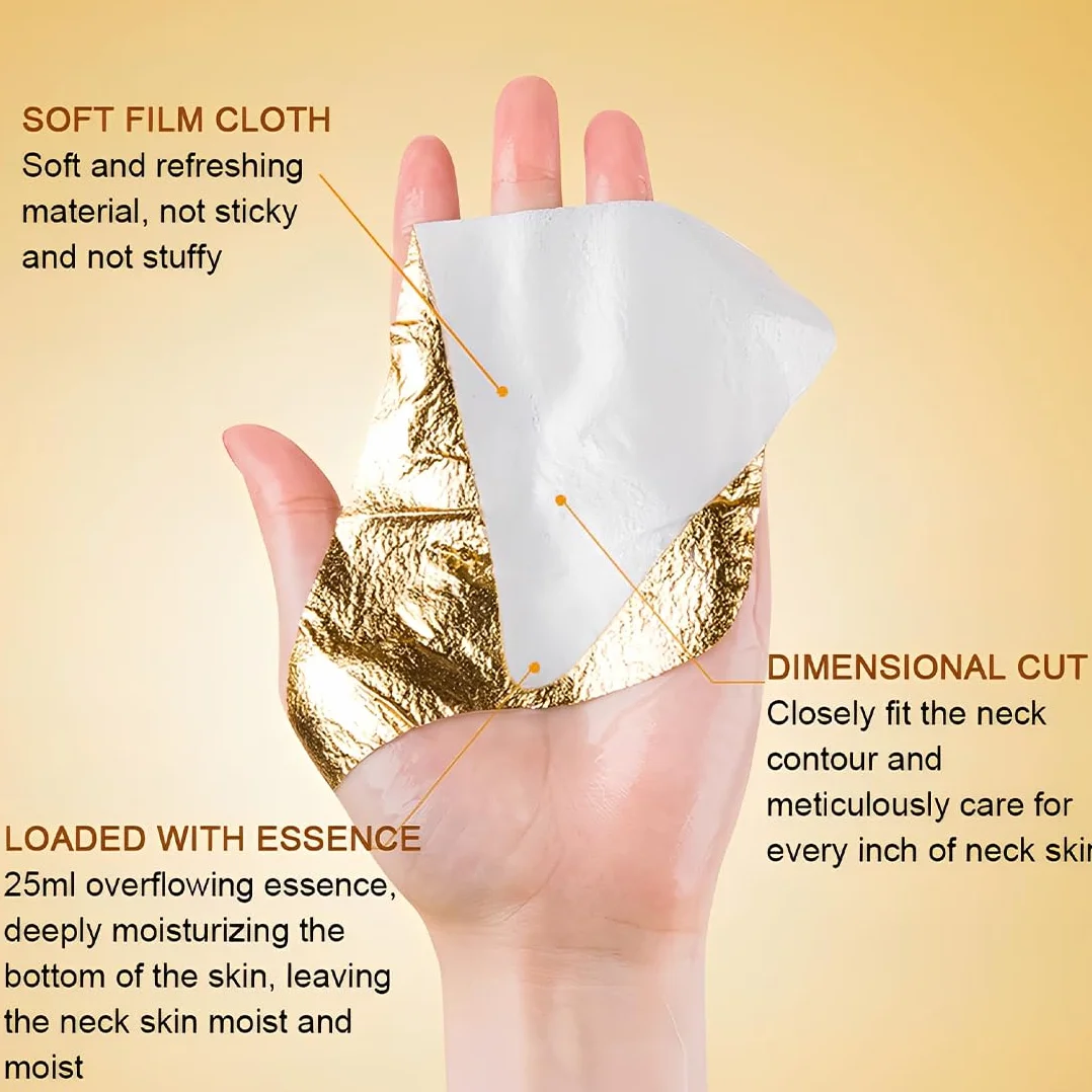 1 Confezione maschera collo, Cerotti lifting collo, Maschera collo collagene