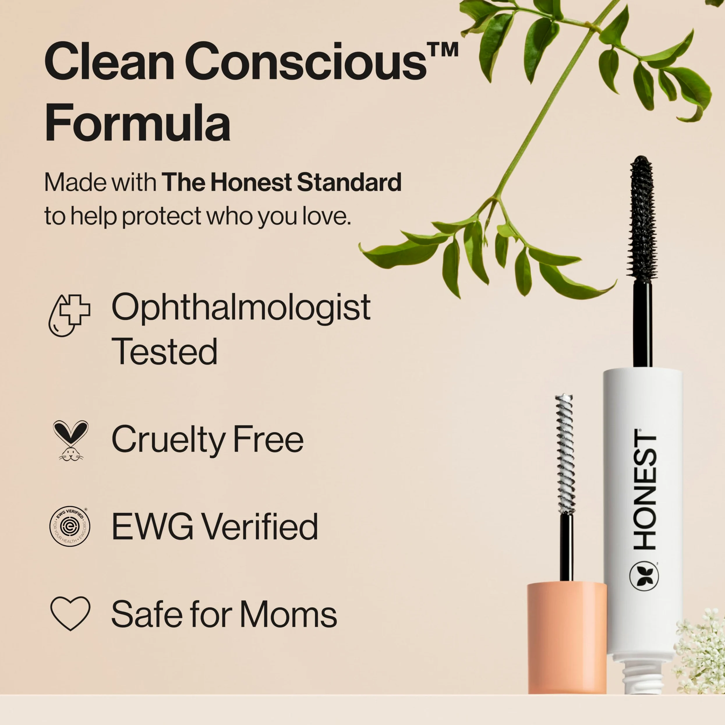 Honest Beauty Extreme Length Mascara Plus Lash Primer, 0.27 Fluid Ounce