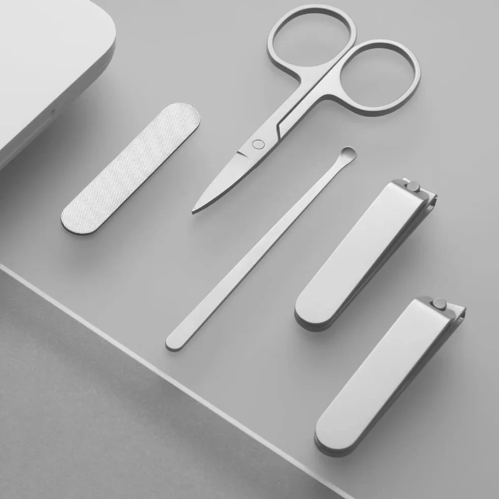 Xiaomi Mijia Zestaw do paznokci z zestawem narzędzi, obcinacz do paznokci ze stali nierdzewnej, magnetyczny, pilnik do paznokci