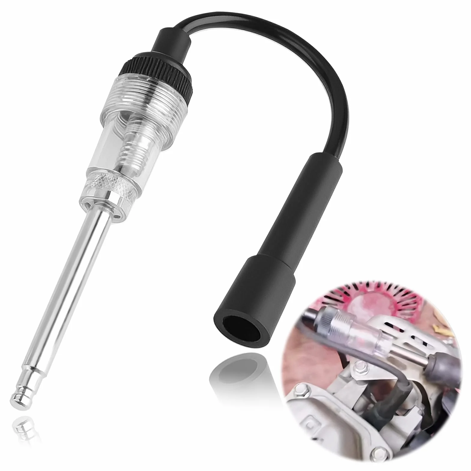 Regolabile Tester Candele Auto Moto Rilevatore Scintille Bobine Accensione Motori Tosaerba Generatori