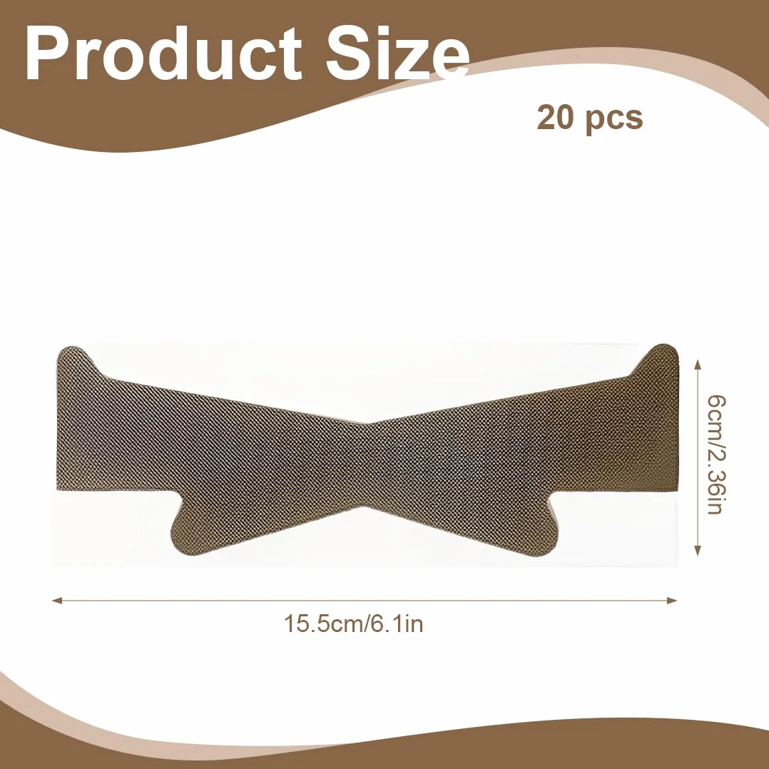 20pcs cerotti Lifting per Collo,Strisce per il lifting immediato del collo, Effetto Lifting e Rassodante Invisibile Leviga Pelle in Pochi Secondi per Donne Collo Viso Mento
