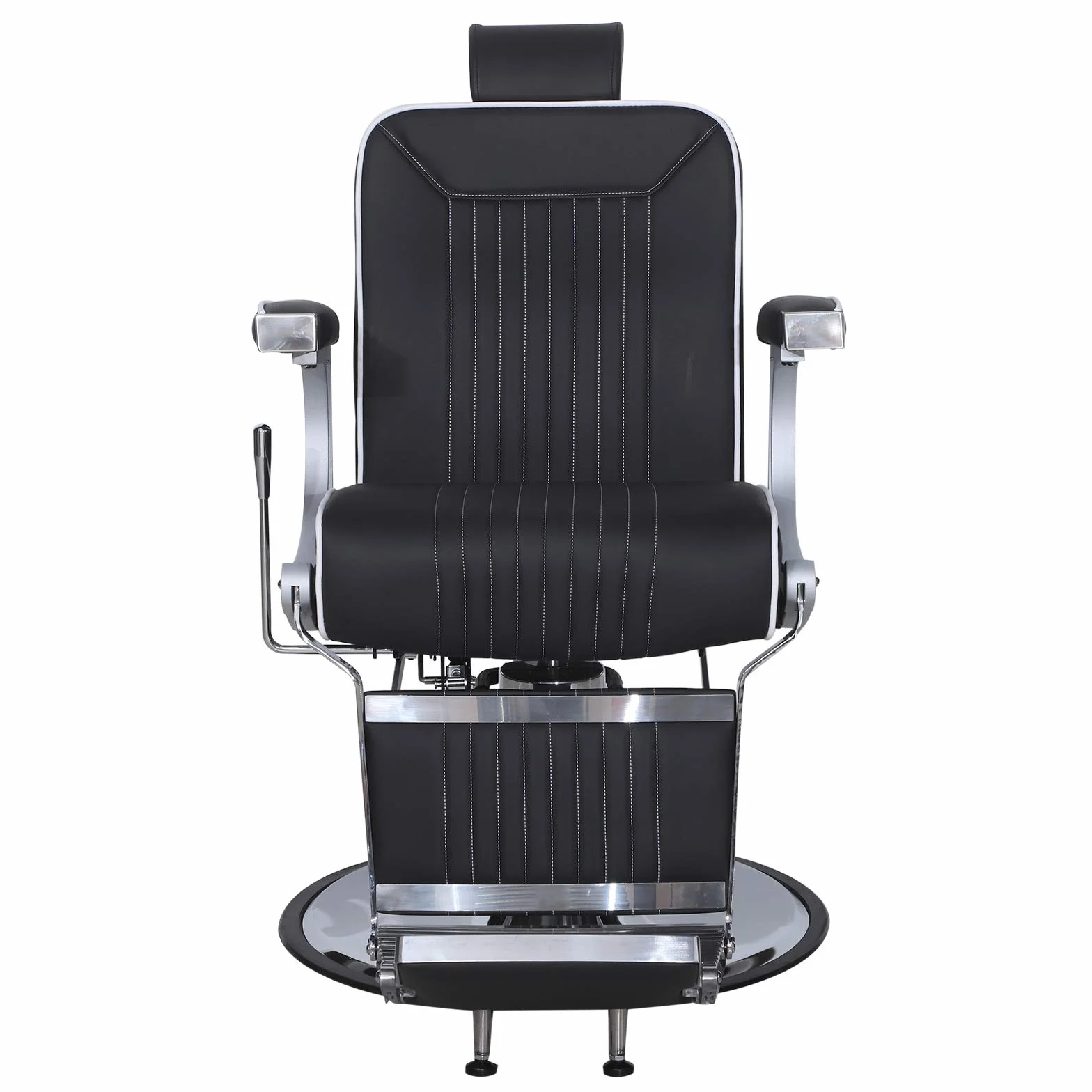 Barberpub Poltrona da Barbiere Parrucchiere Idraulico Multifunzionale Girevole Poltrona Reclinabile Capacità Regolabile Saloni di Bellezza 3822BK