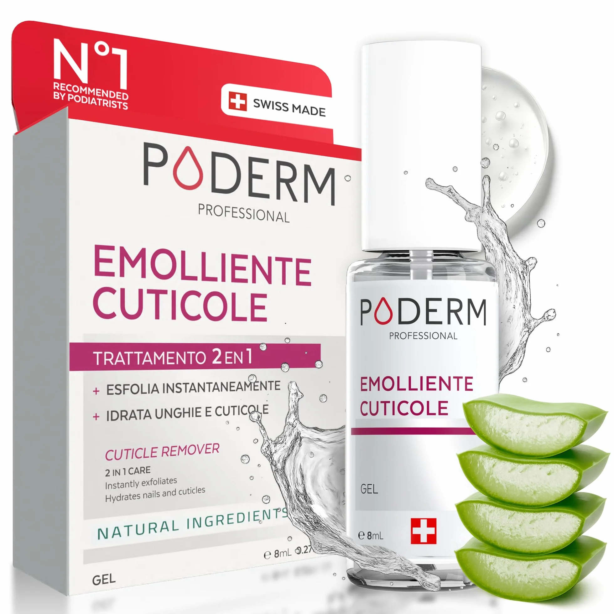 Cuticole Remover 2-in-1 - Rimuove Pelle Morta - Swiss Lab