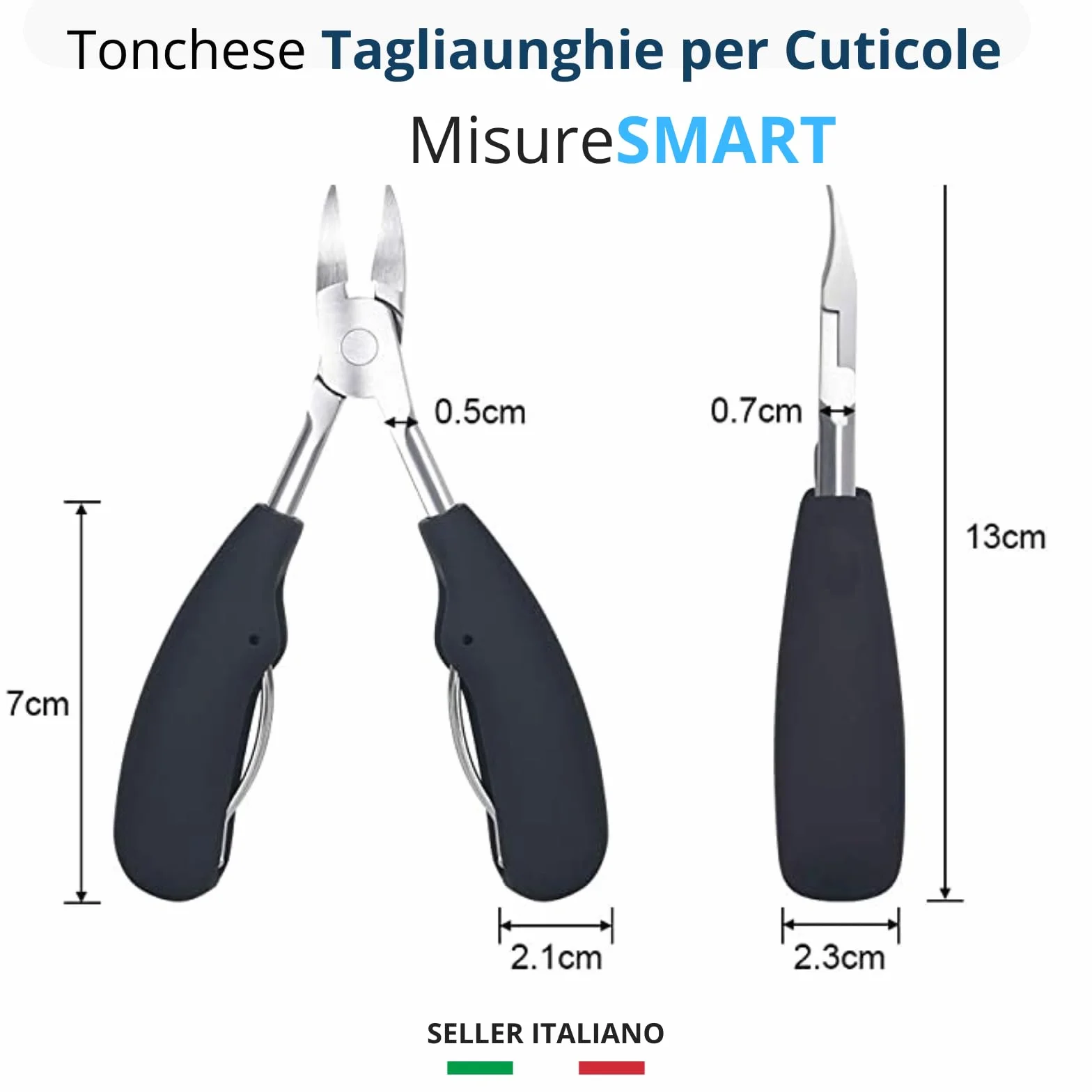 Tronchesino Unghie Piedi Tronchesino Cuticole Tagliaunghie Professionale in Acciaio Inox per Unghie Incarnite, pedicure, manicure, unghie piedi e mani