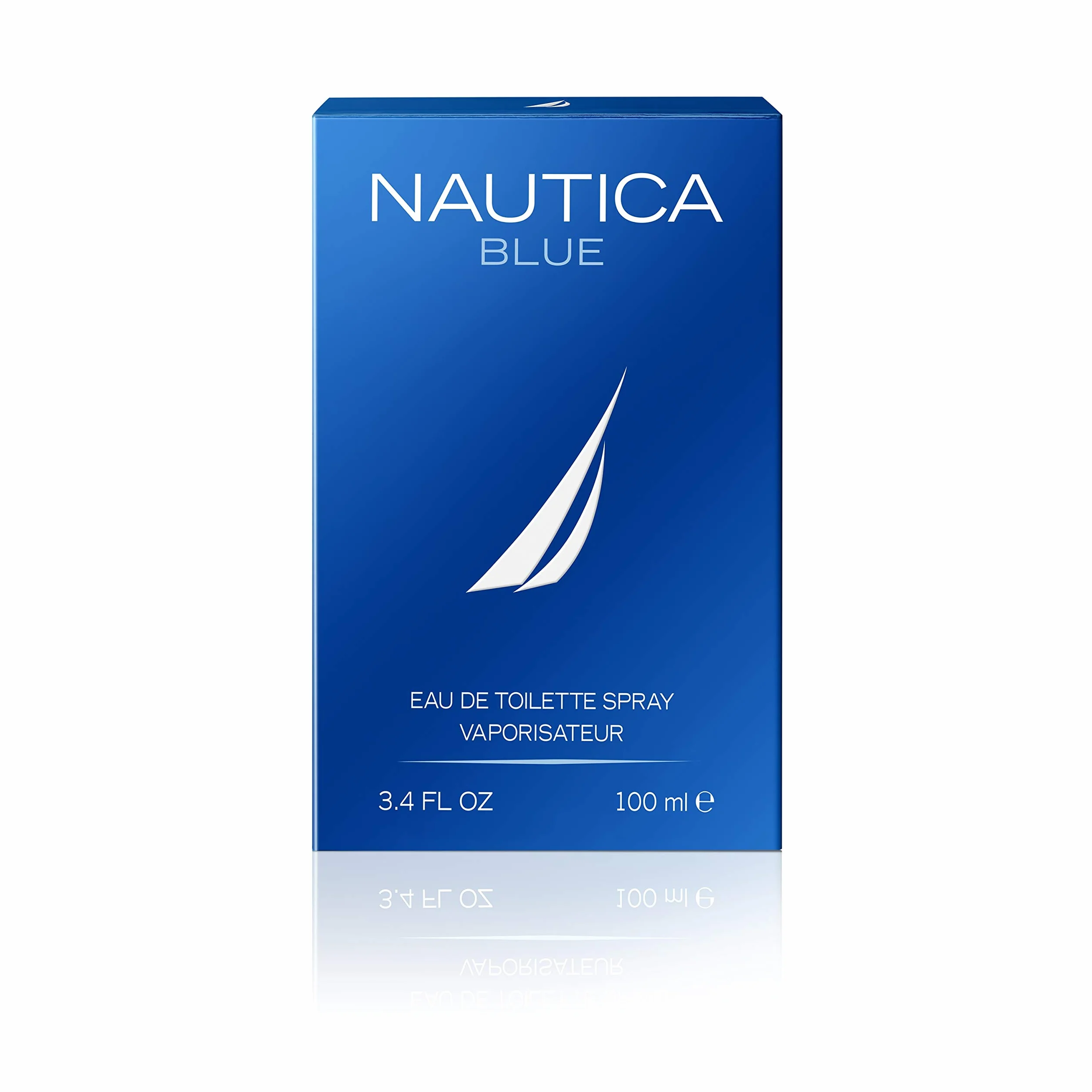 Nautica Blue, Eau de Toilette Spray, Profumo Uomo con Note di Bergamotto, Ninfea e Cedro - 100 ml