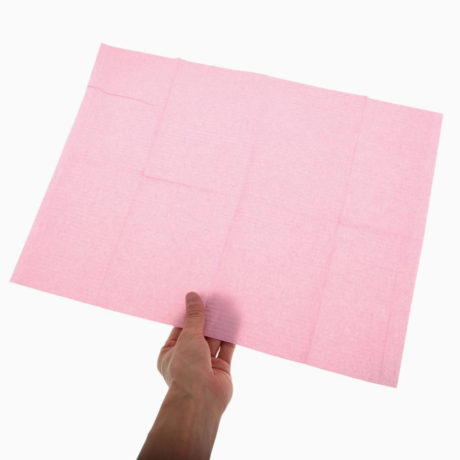 Tappetino per Manicure Monouso Non Tessuto, e Antiolio, Supporto Comodo la Mano, 125 Pezzi Rosa per Salone Unghie | Antiolio, Supporto Confortevole per Mano, per Salone e Manicure Professionale