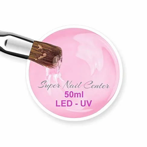 Gel fiberglas Rosa LED/UV Masterline System Pro per ricostruzione unghie metodo trifasico - Made in Germany