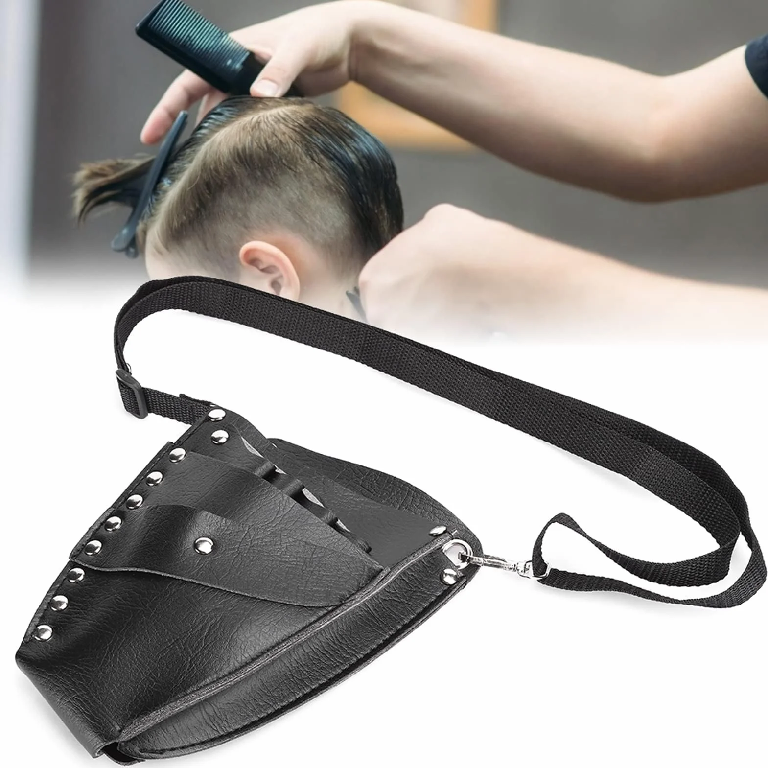 Sacca per Autore per Capelli Sacca per Parrucchiere Sacca per Utensile per Utensile Sacca per Cintura Multifunzionale Salone Barbiere Cicatrici Cicatrici Cicatrici Cicatrici