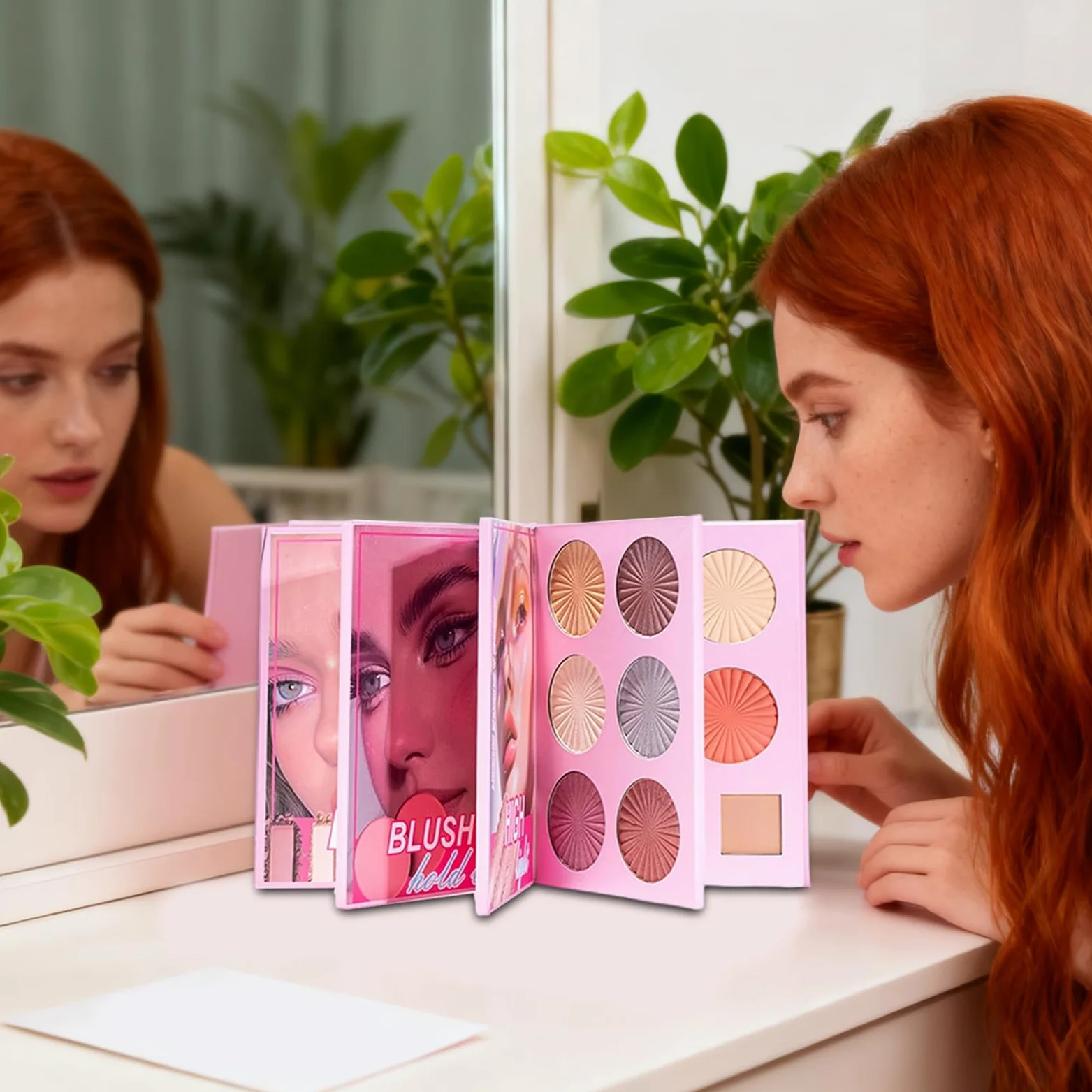 Trucco per Donne 43 Colori per Contorno e Bellezza | Palette Viso Completo per Donna per Matrimonio Festa Appuntamento Scatto Fotografico Natale Compleanno Viaggio Quotidiano