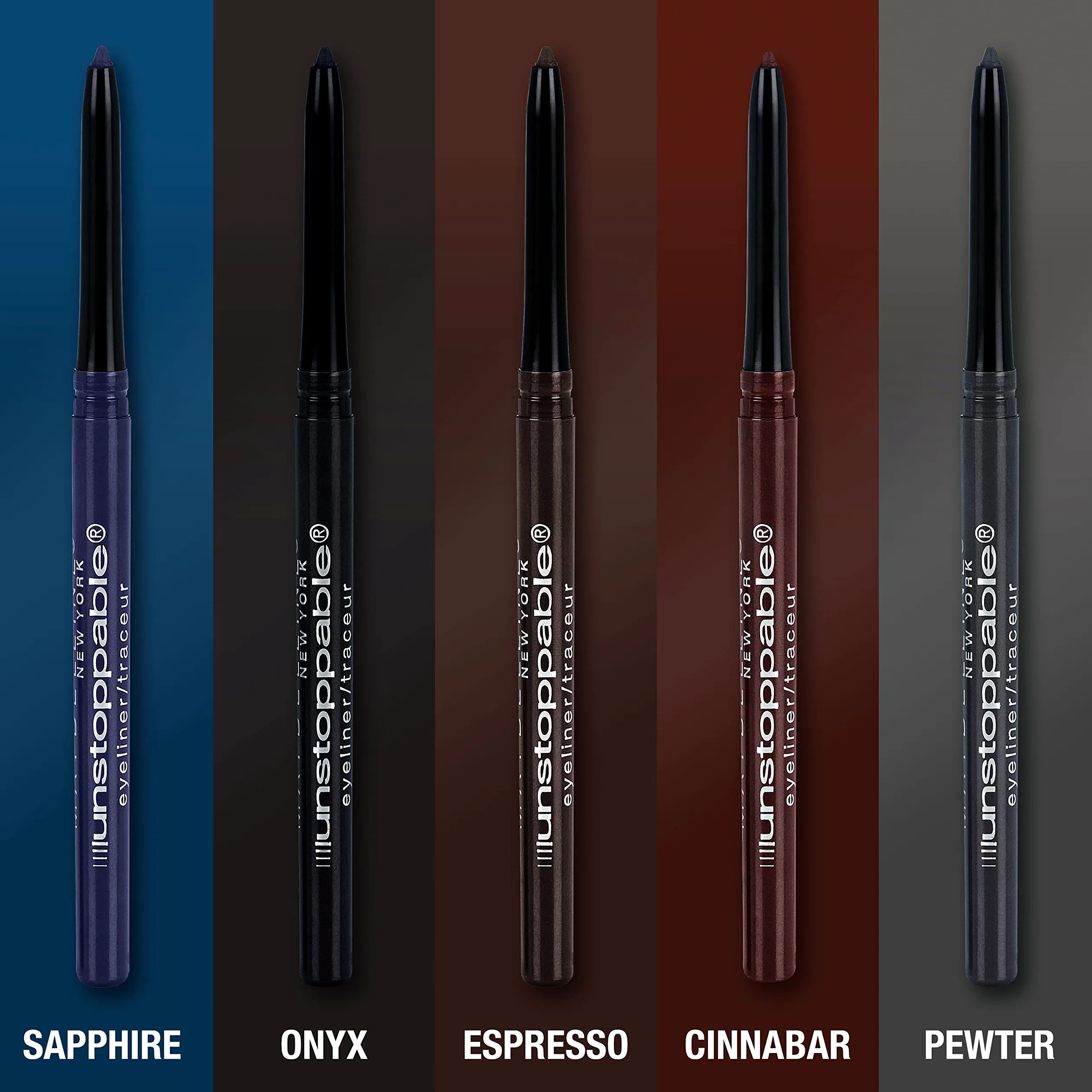 Maybelline Unstoppable Eyeliner, Onyx, 2 COUNT