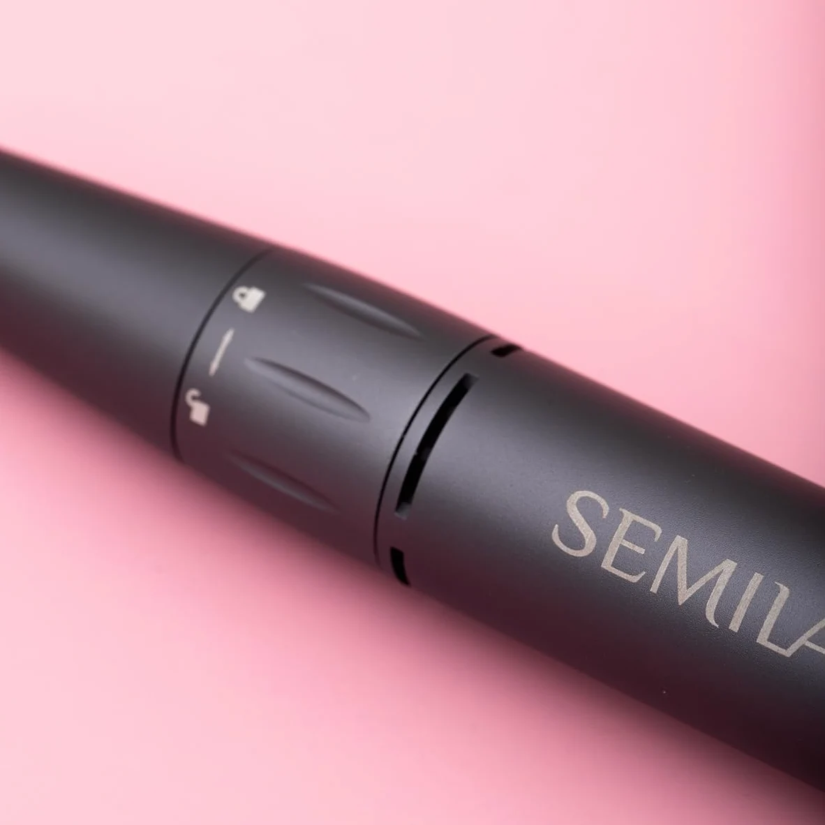 Semilac Fresa per unghie Mini Pen Black Edition – Lima elettrica compatta 30.000 giri/min, silenziosa e potente, ricarica USB, ideale per manicure e pedicure a casa