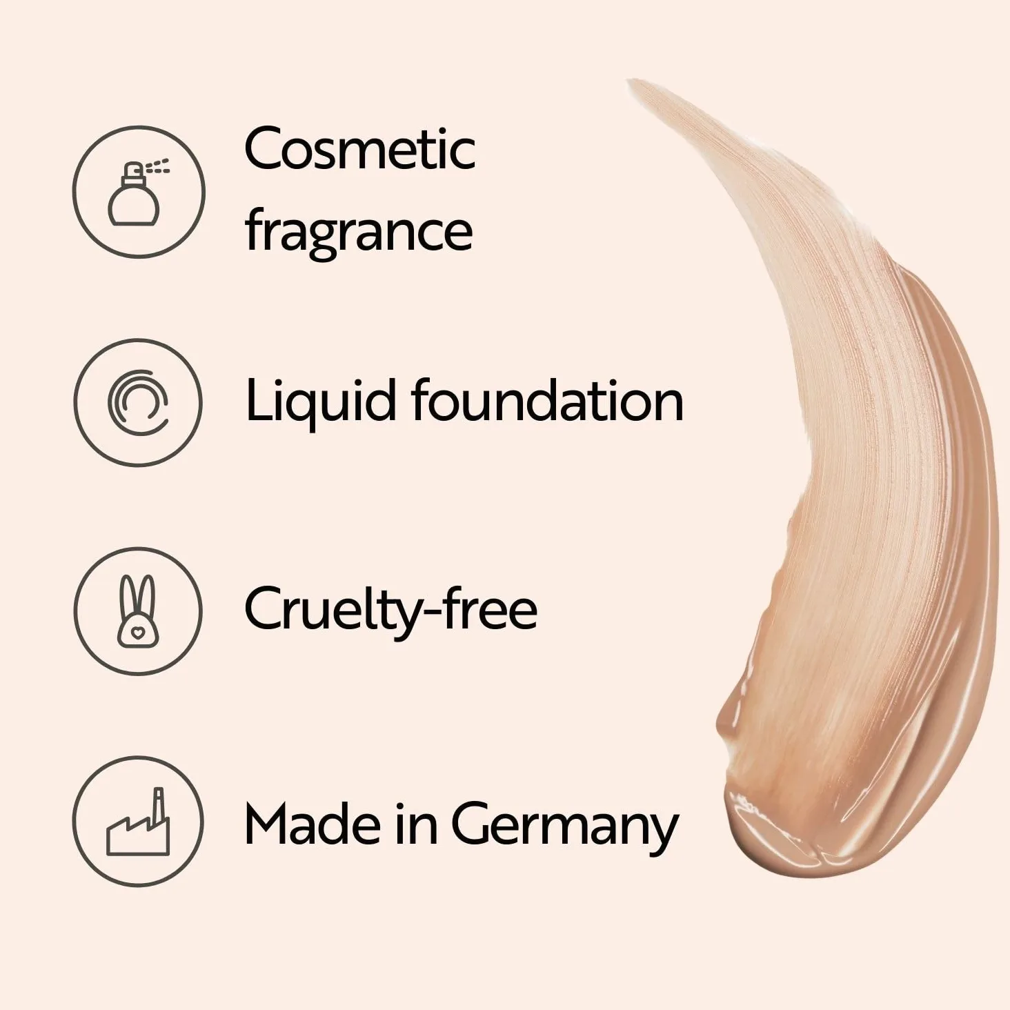 M. Asam Magic Finish Supercharge Serum Foundation Warm Sand (30 ml) | Fondotinta idratante e siero rassodante per il viso, trucco anti-età con acido ialuronico e copertura ottimale