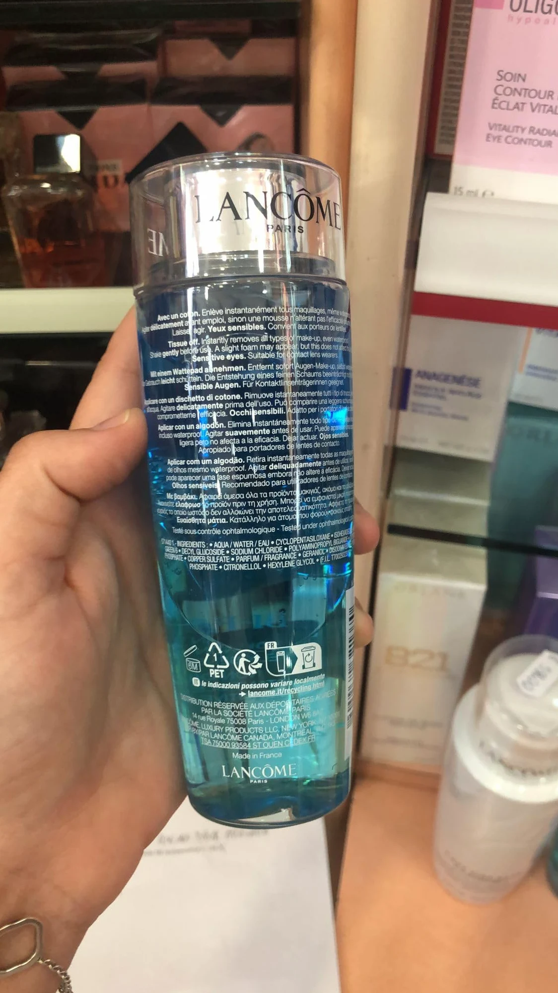 Lancome Bi-Facil, 200 ml - Lozione struccante occhi per tutti i tipi di pelle, anche quelle sensibili