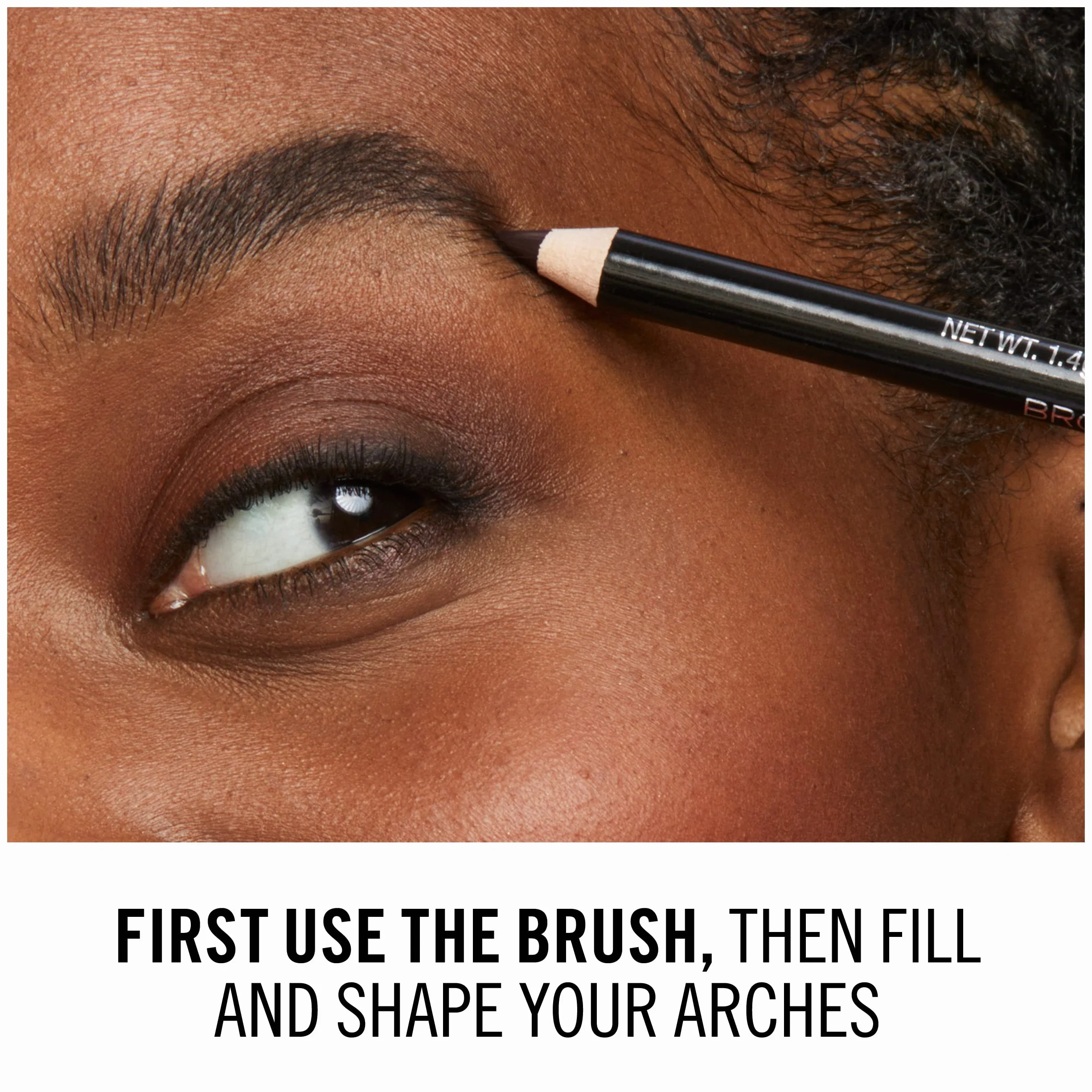 Rimmel London Matita Sopracciglia Professional Eyebrow Pencil, Formula a Lunga Durata, Pettinino Incorporato, 001 Dark Brown, 1,4 g