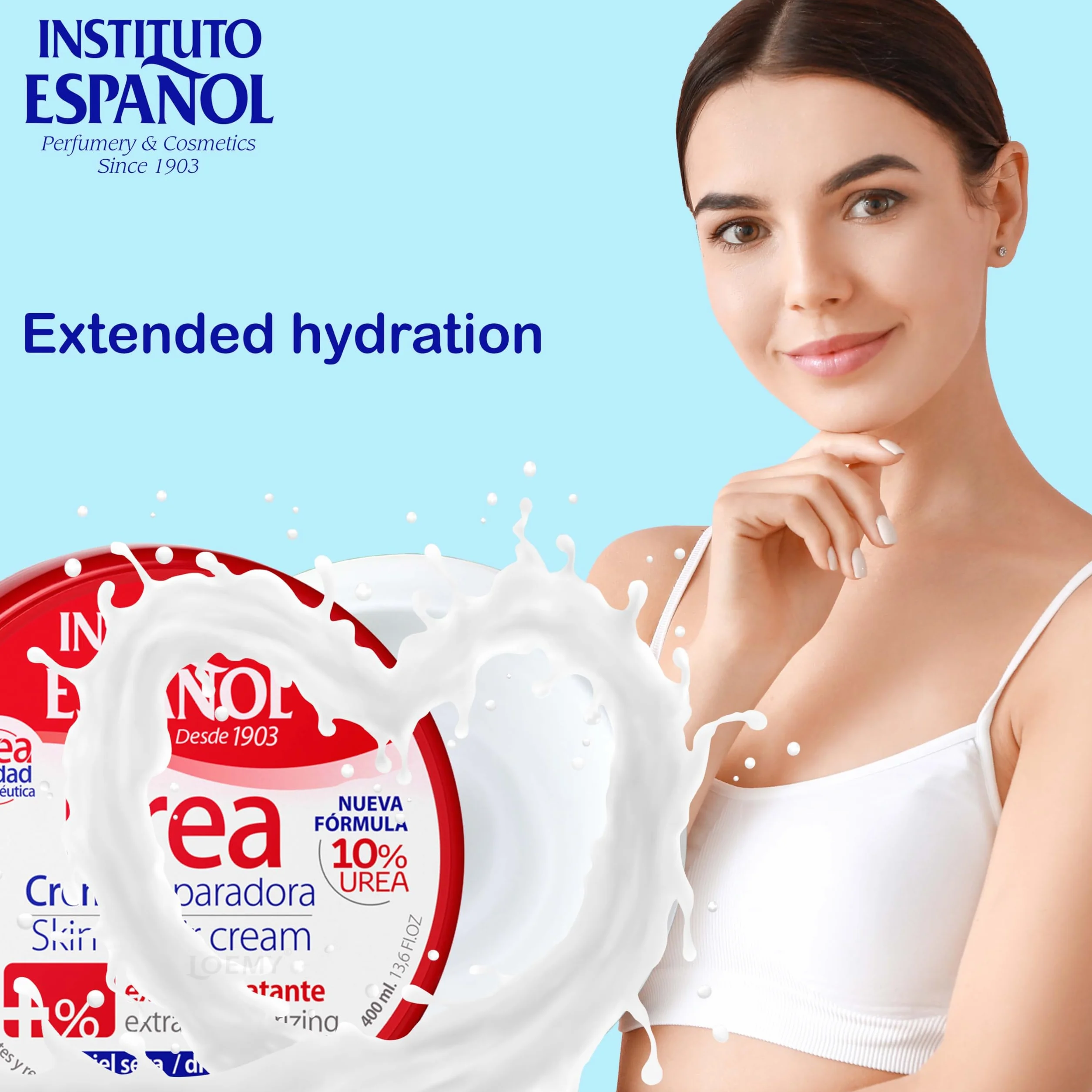 Instituto Español Crema Corpo Idratante per Pelle Secca e Screpolata, Crema Mani, Piedi, Rigenerante per Pelle Ruvidità, Tattamento Quotidiano con Alto Contenuto di Urea, Set Viaggio 430ml