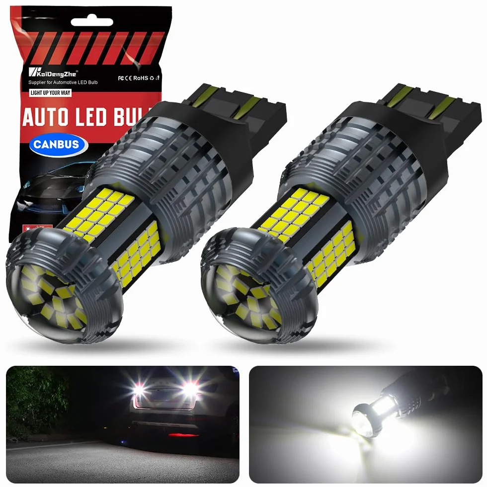 7440 7443 LED Lampadine T20 Bianco CANBUS Anti Hyper Flash 7444 W21W W21/5W LED per Luce Freno Retromarcia