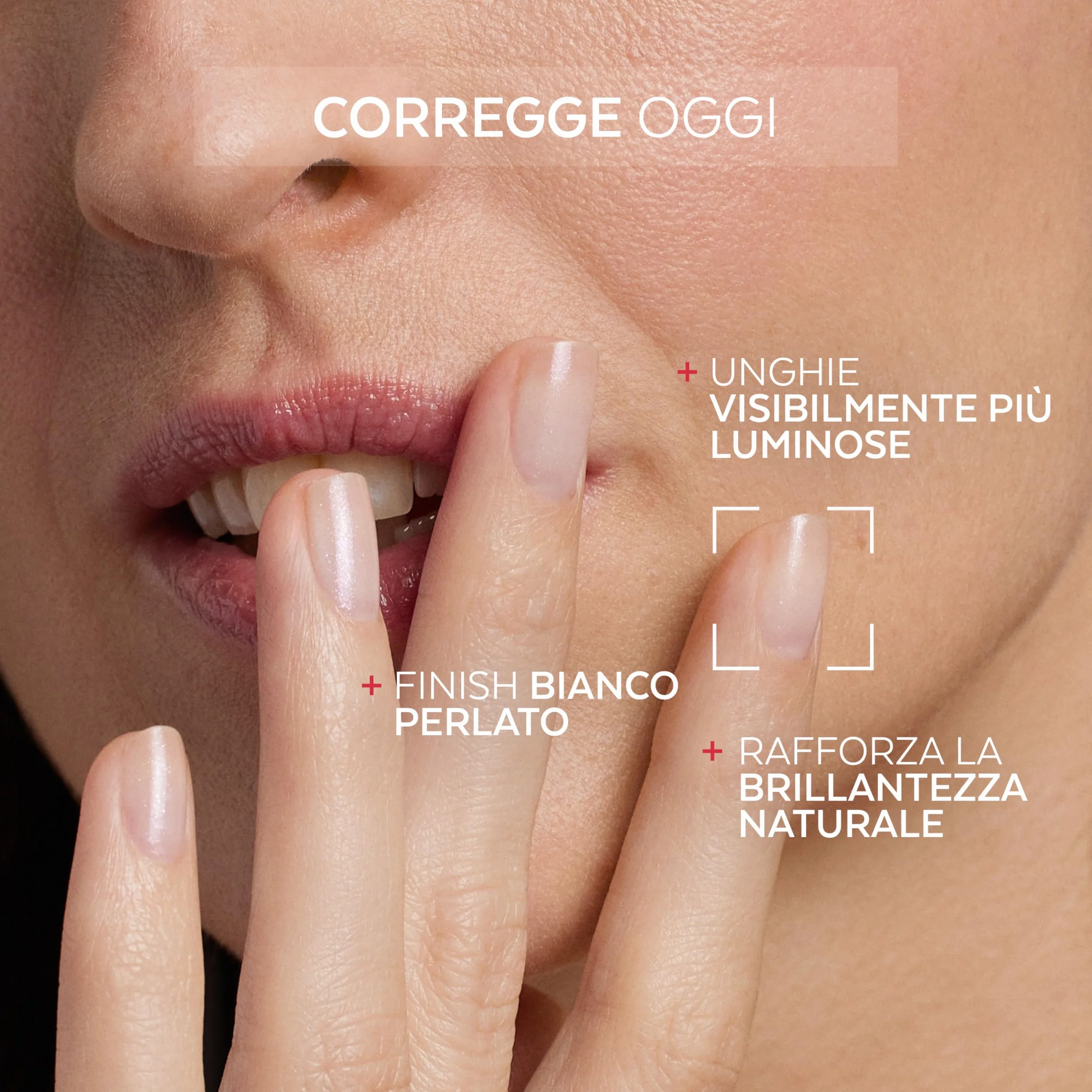 PODERM Smalto Trattamento Unghie Correttivo & Perfezionatore – Illuminante | 8 ML - Esalta Brillantezza Naturale | Micro-minerali Riflettenti Luce | Sviluppato da Podologo in Svizzera
