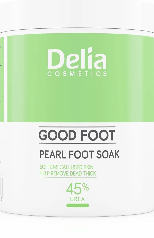 Delia Cosmetics – Good Foot – Bagnoschiuma per i piedi - Cura e leviga - Rilassa e rimuove la pelle morta - Pelle secca e ruvida – 250g