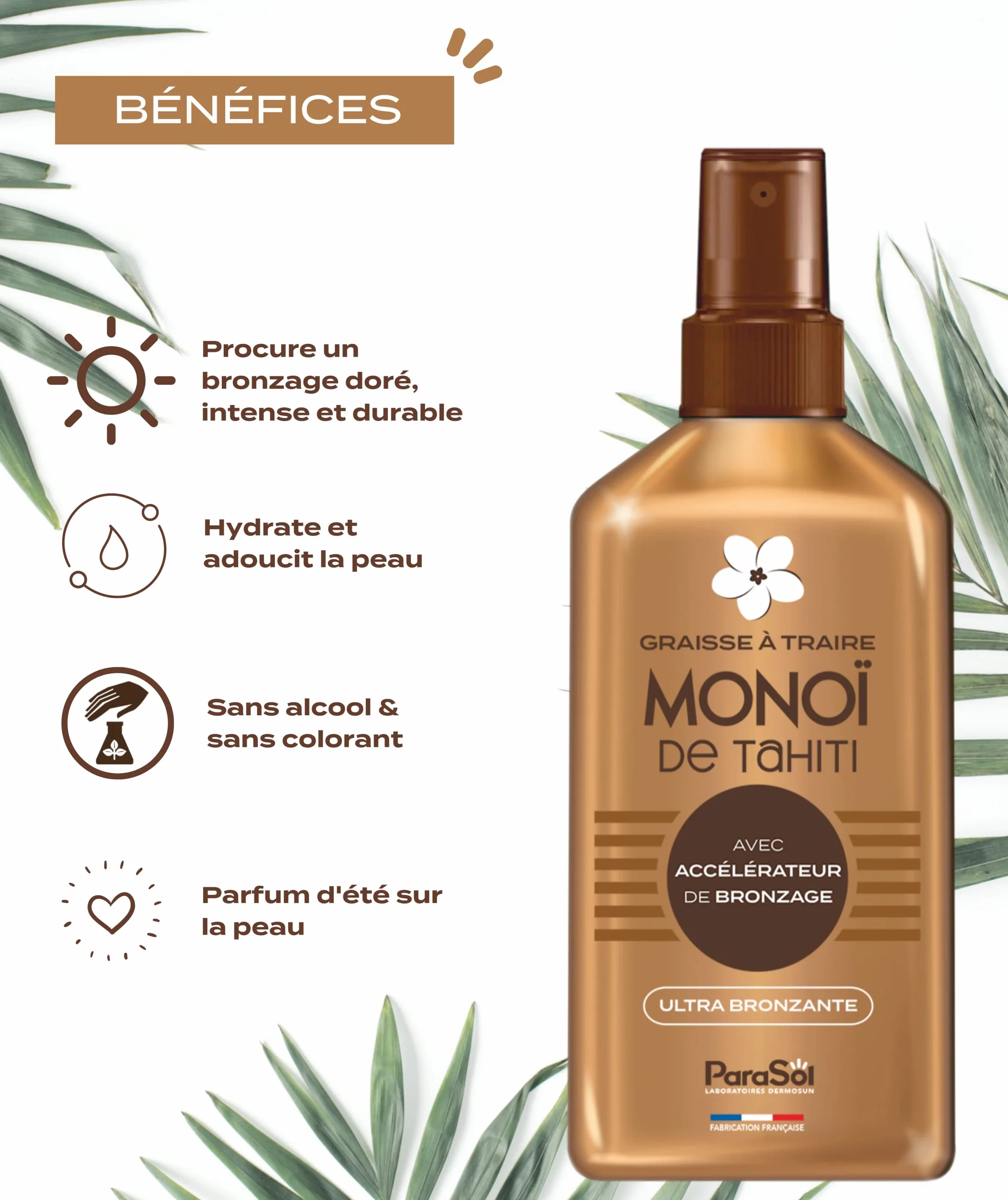 ParaSol Spray grasso per mungere Monoi di Tahiti
