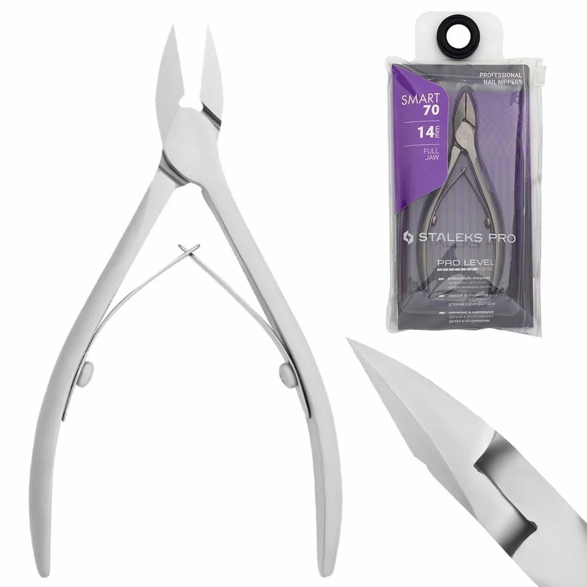 STALEKS Pinza professionale per unghie Smart 70 14mm