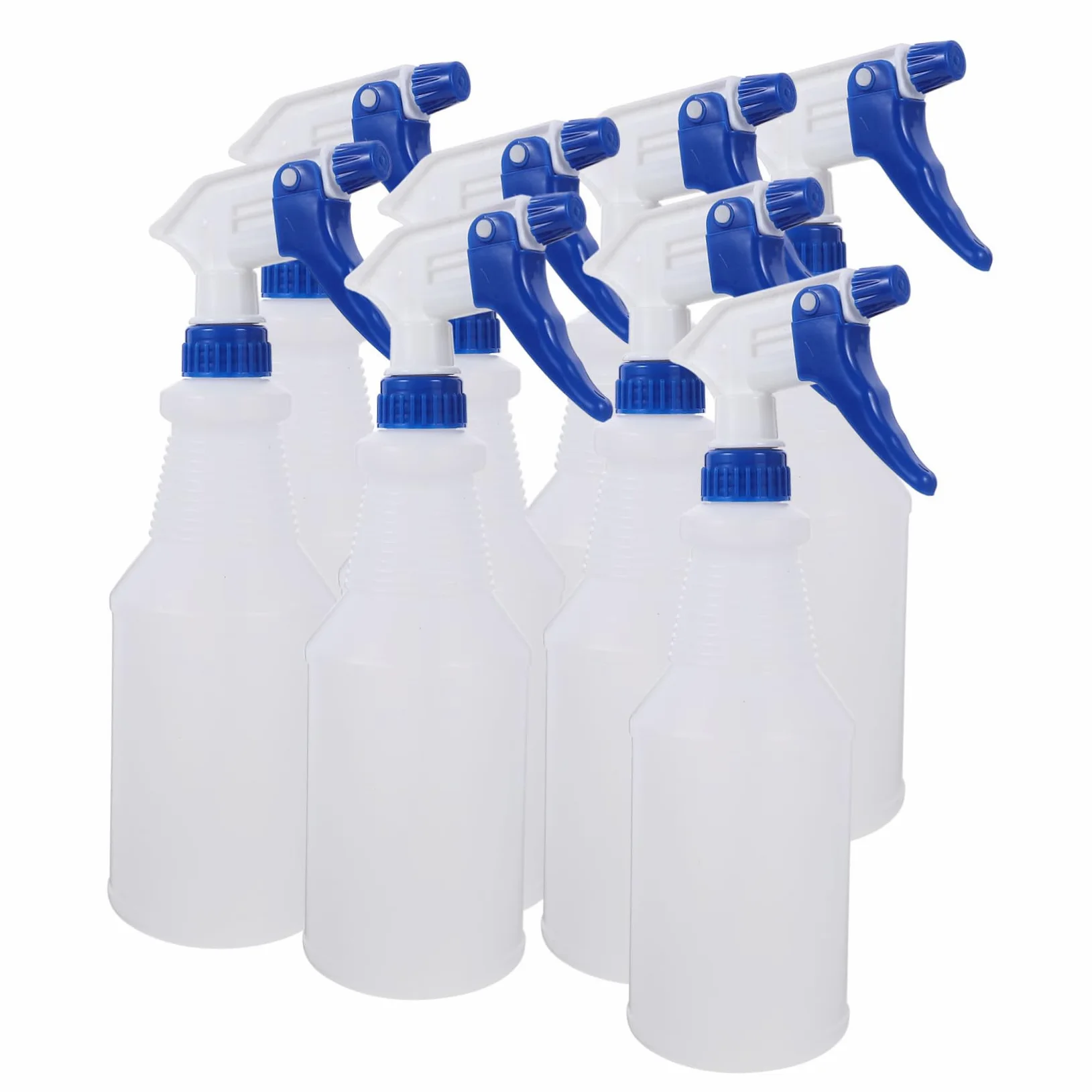Baluue Bottigliette Spray in Plastica Pe 8 Pezzi da 750ml, Spray Ricaricabile per Parrucchieri, Facile da Usare e Risparmio di Lavoro, per Annaffiare Piante e Saloni di Colore Casuale