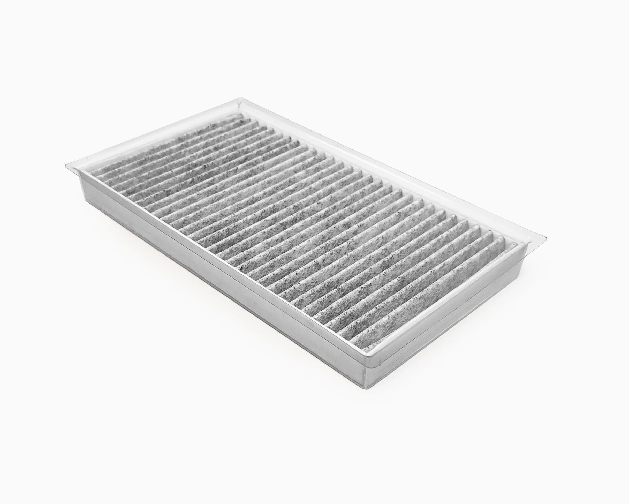 Filtro a carboni attivi per aspiratore per unghie Superturbo da 60 watt montato su tavolo manicure