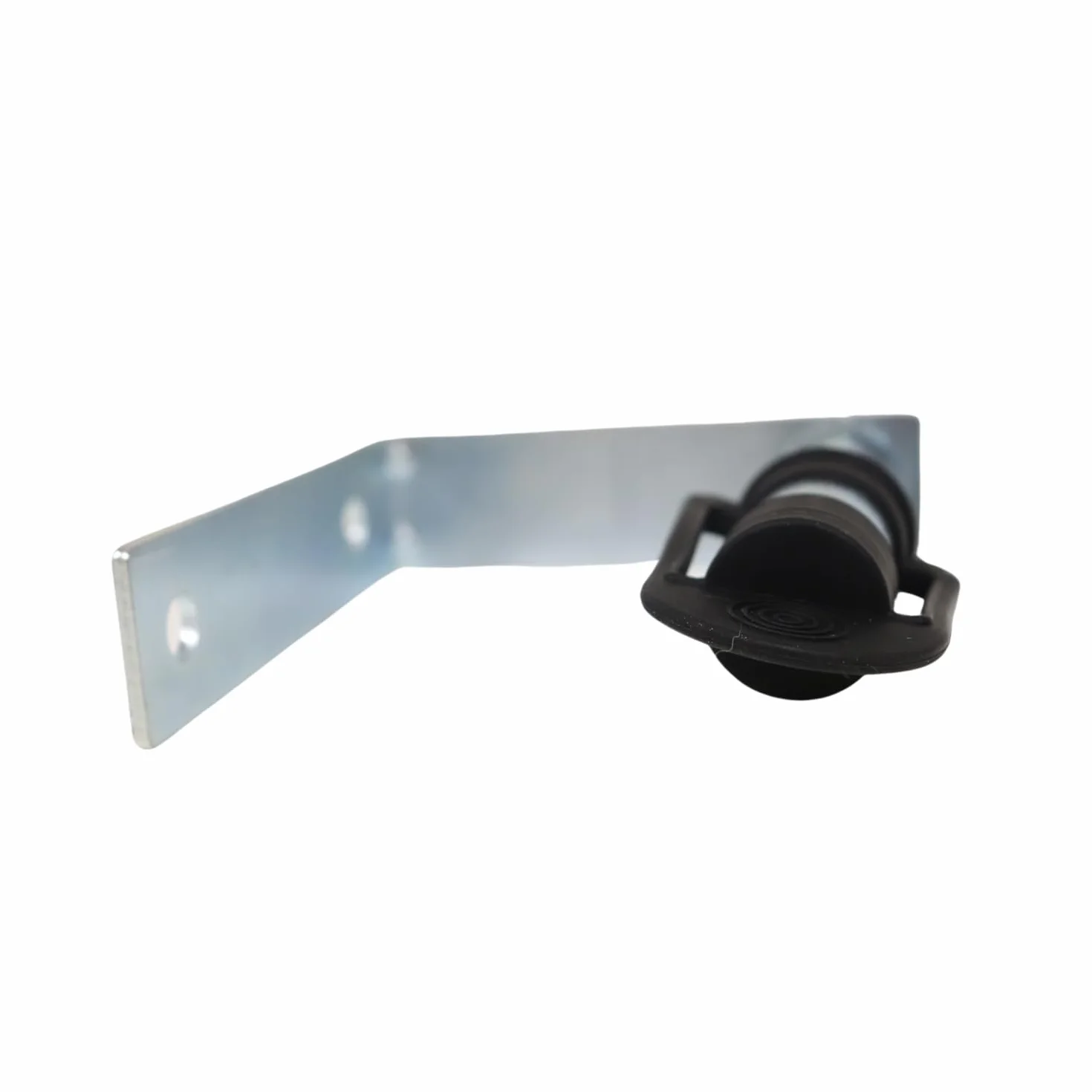 Piantone di Supporto per Lampeggiante in Metallo Zincato 121 mm 24 mm Staffa a L