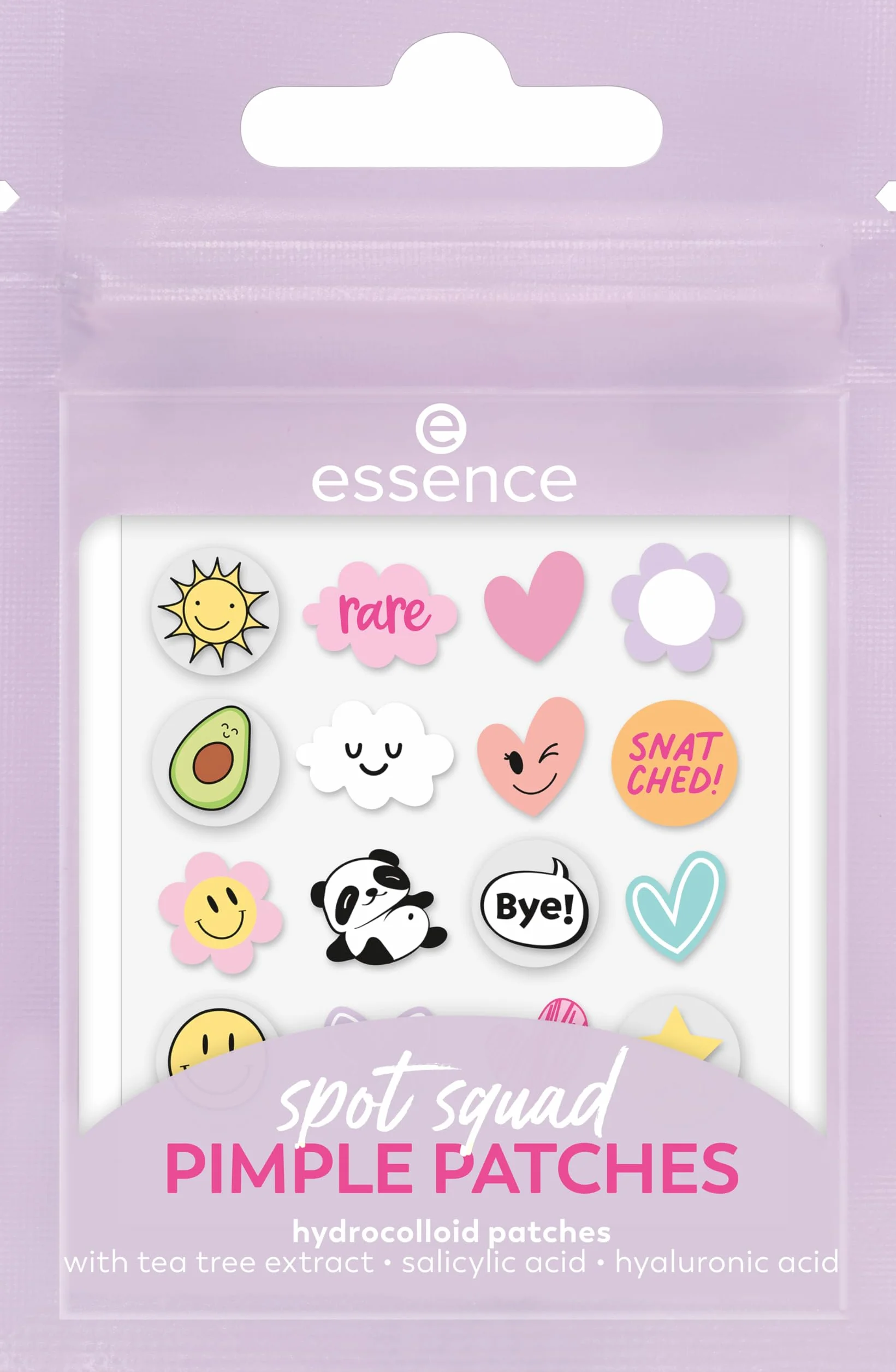 essence TOPPE IMPERMEABILI a squadre spot, anti-macchie, curativo, coprenza, lenitivo (32pcs)