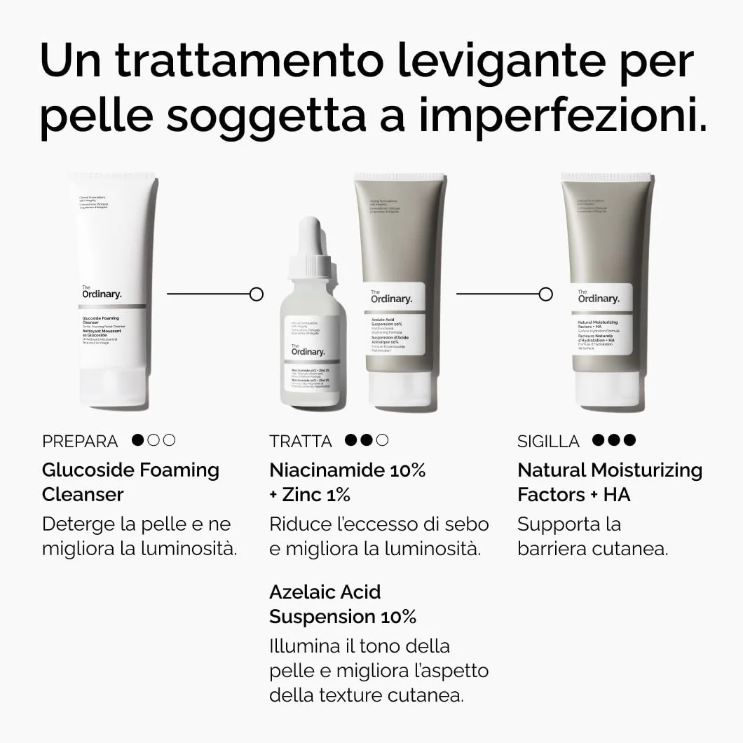 The Ordinary Azelaic Acid Suspension 10%, Sospensione di Acido Azelaico