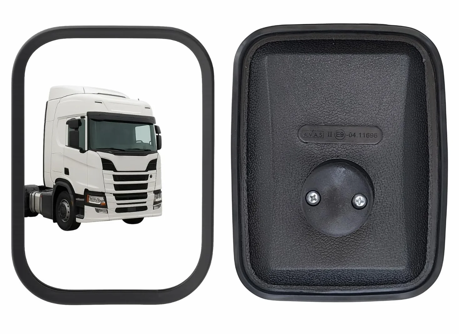 Specchietti retrovisori universali 22x17 cm per furgone camion auto E9