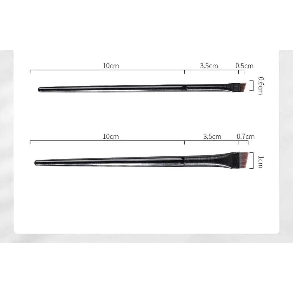 ZBDP - 5/10/20/50 pennelli per contorno sopracciglia, pennello professionale super sottile angolato per contorno occhi, strumenti per il trucco