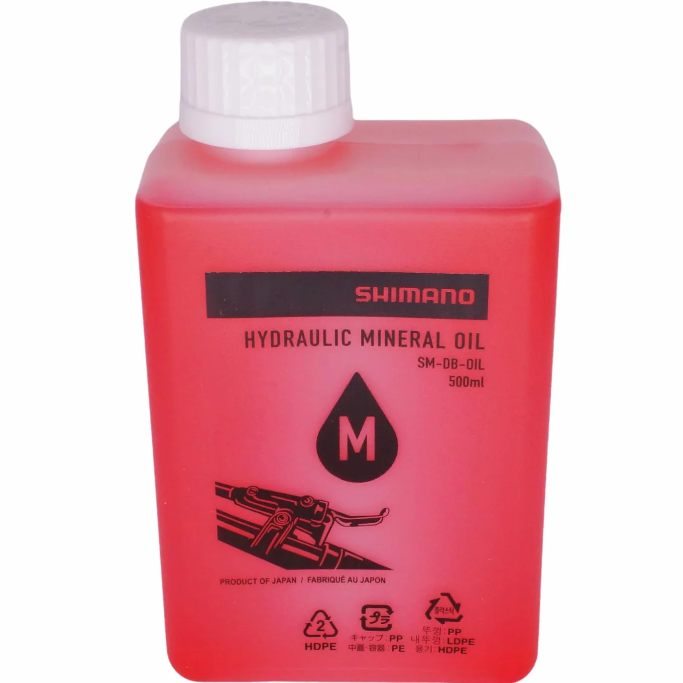 SHIMANO Olio minerale per freni a disco, per freni a disco, rosso, ISMDBOIL05M