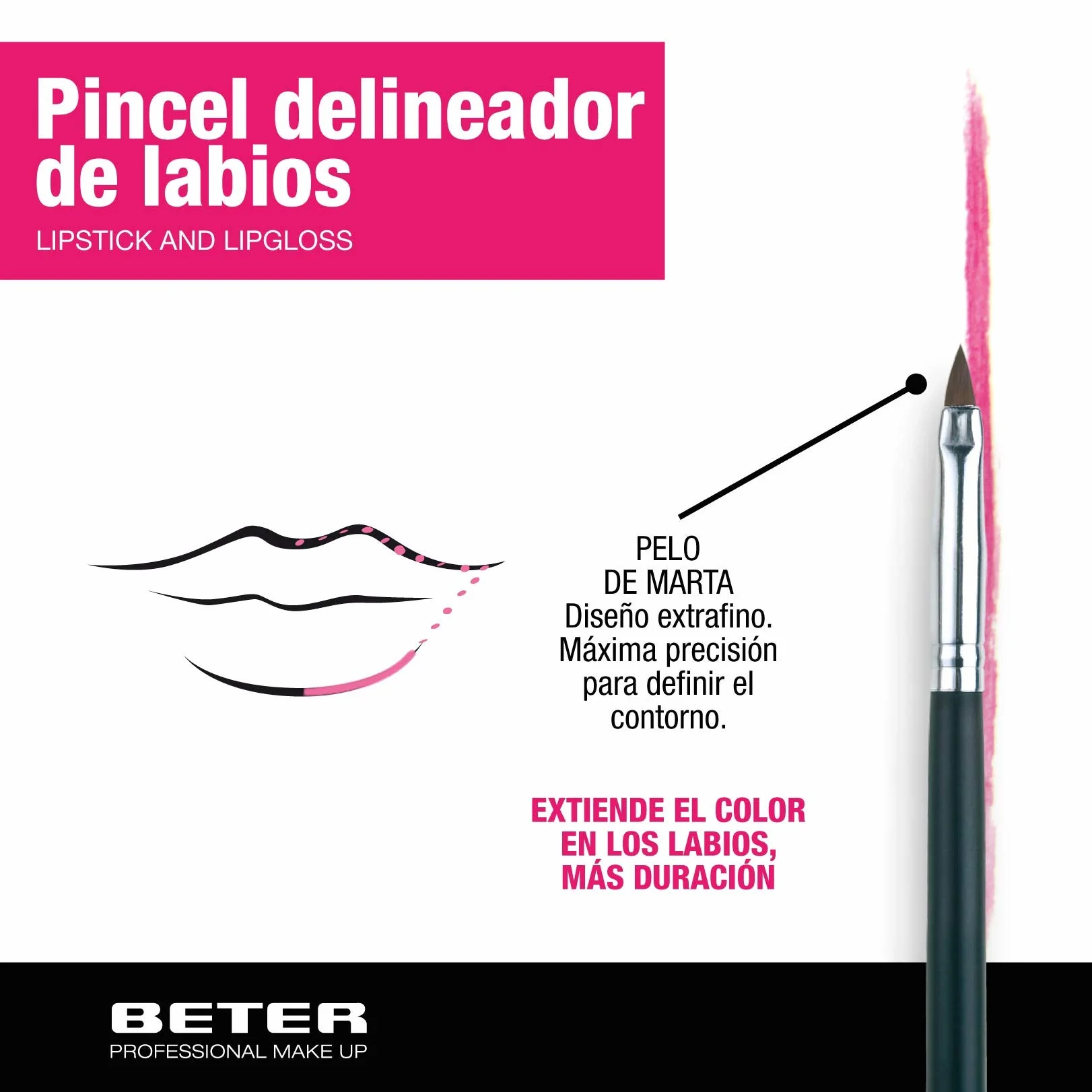 BETER - BRUSH lip liner 1 pz-unisex