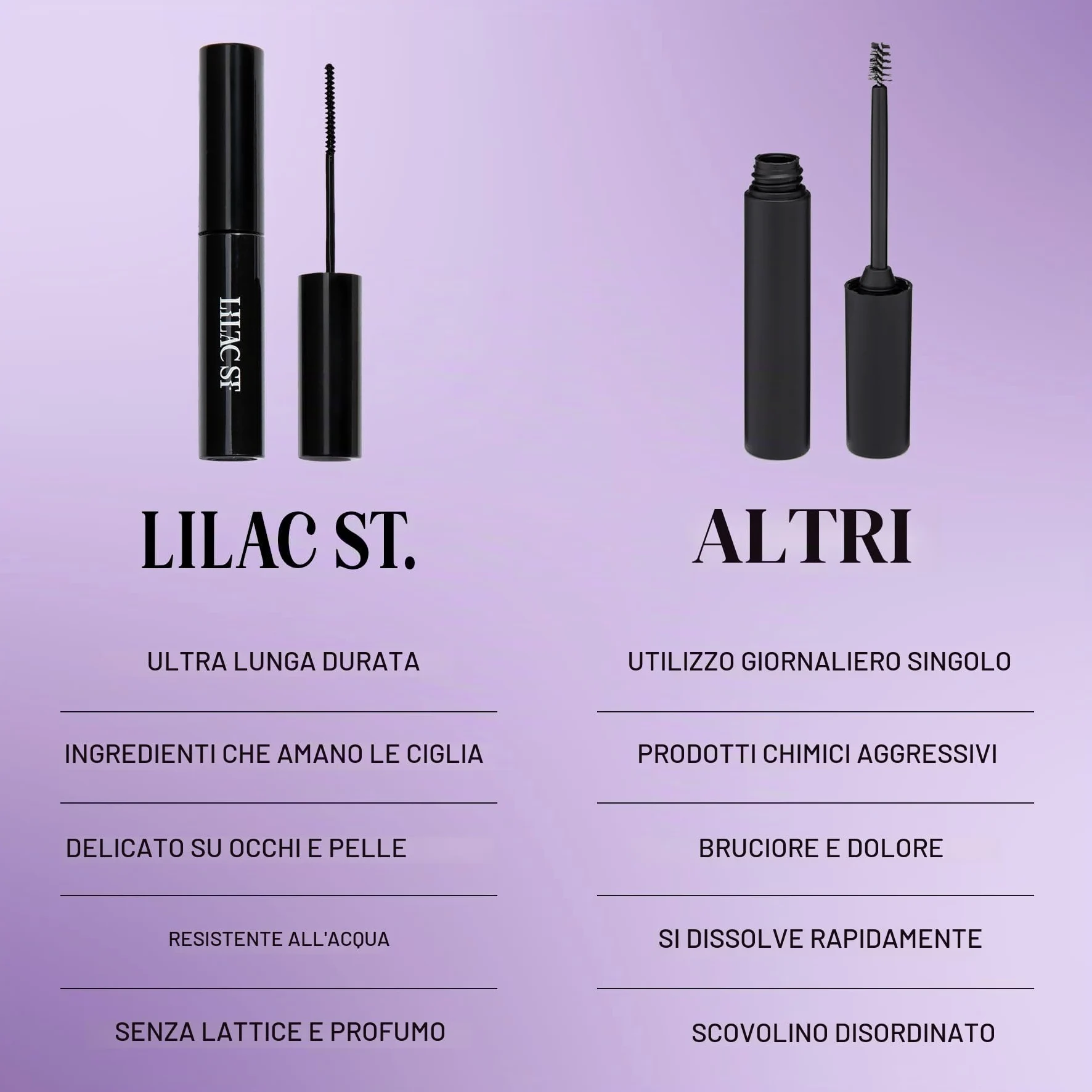 Lilac St. Lilac Pro Colla per ciglia appositamente formulata per l'applicazione delle ciglia, per l'uso con tutti gli stili di ciglia viola