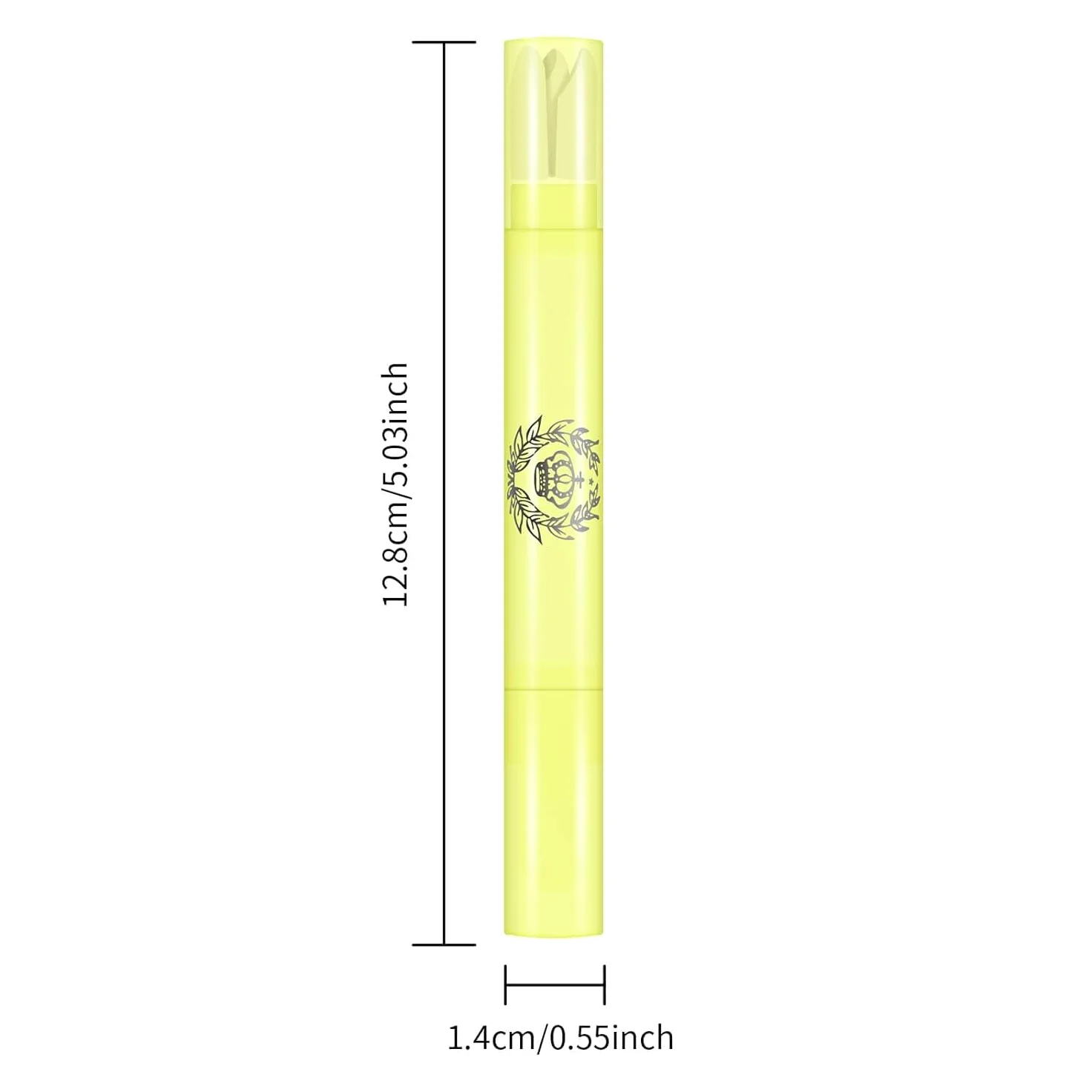 Penna per rimuovere lo smalto, correttore per smalto gel con punta in cotone, confezione da 3 pezzi per la pulizia dei bordi delle cuticole, per nail art fai da te