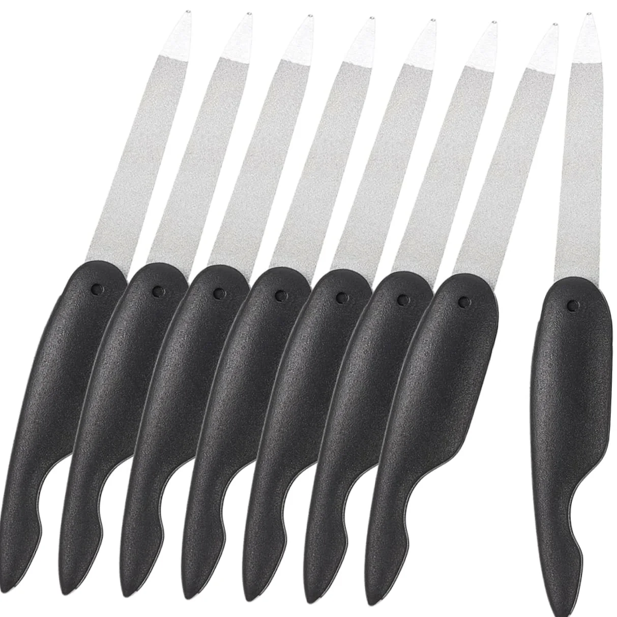 40 Pz lima per unghie pieghevole lima per unghie per unghie naturali strumenti per manicure e pedicure unghia para uñas tamponi per unghie piccole lime per unghie addominali Black