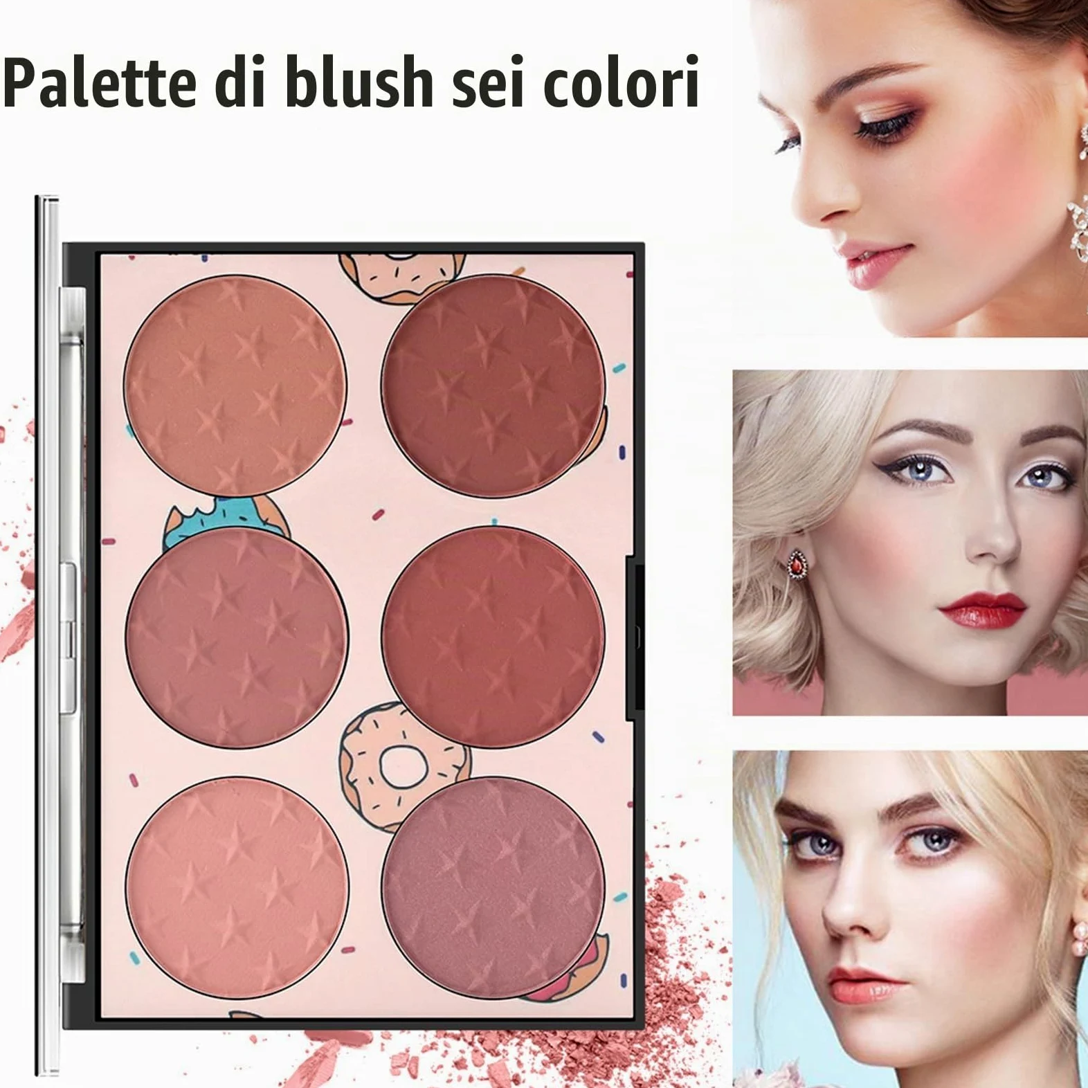 Joyeee Set di Trucchi Completo, Kit trucchi Donna Adolescenti Ragazza, Make up Set Regalo con Palette di ombretti Rossetto Mascara Blush Fondotinta Eyeliner Pennello