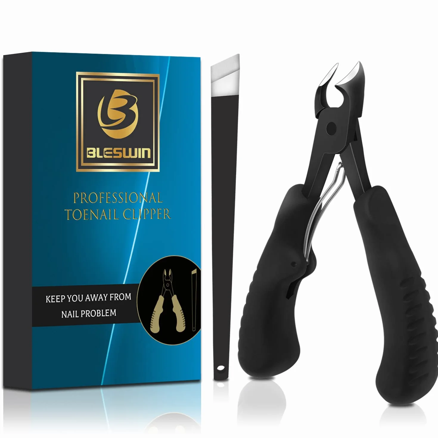 Tagliaunghie professionali in acciaio inox per unghie spesse e incarnite pedicure