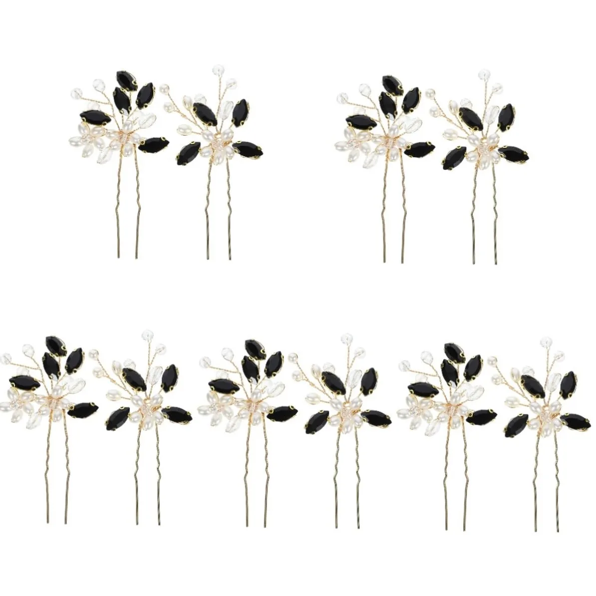 VICASKY 5 Paia Forcine con e Design Classico Forcine Cinesi per Acconciature con Chignon Accessori Eleganti per Sposa e Speciali Decorazioni Retro Raffinate e