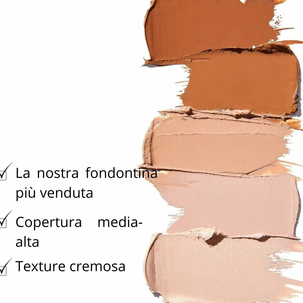 Elizabeth Arden - Flawless Finish, Trucco Compatto in Crema, Copertura da Media ad Alta, con Polvere di Diamante Micronizzata, Finitura Satinata, Include Specchietto e Spugna, 23g