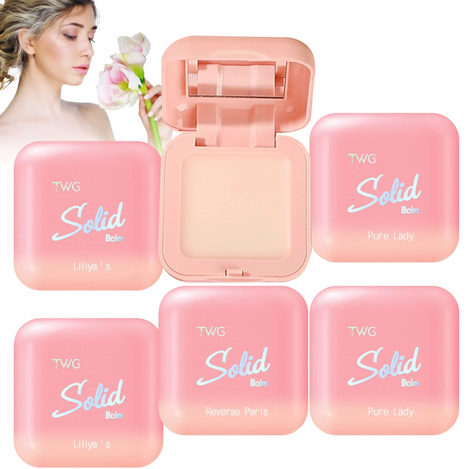 Portable Pocket Balm Perfume 6 pcs Pocket Solid Perfume Feromone Solid Perfume Set Solid Perfume Balm Sets Solid Perfume Pheromone For Women To Attract Men Perfume Set 3 Diverse Fragranze