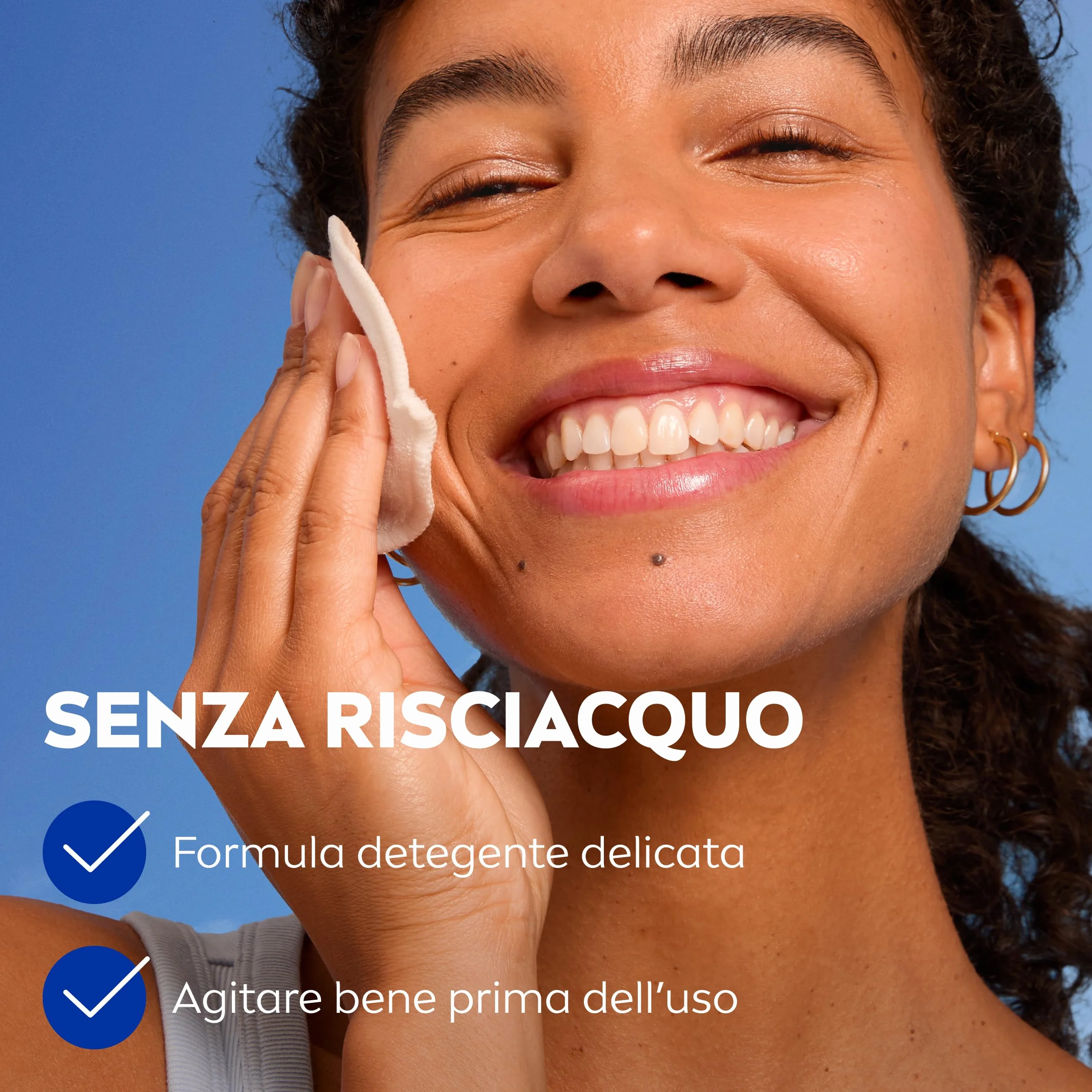 NIVEA Struccante Occhi Doppia Azione 6 x 125 ml, Bifasico Waterproof