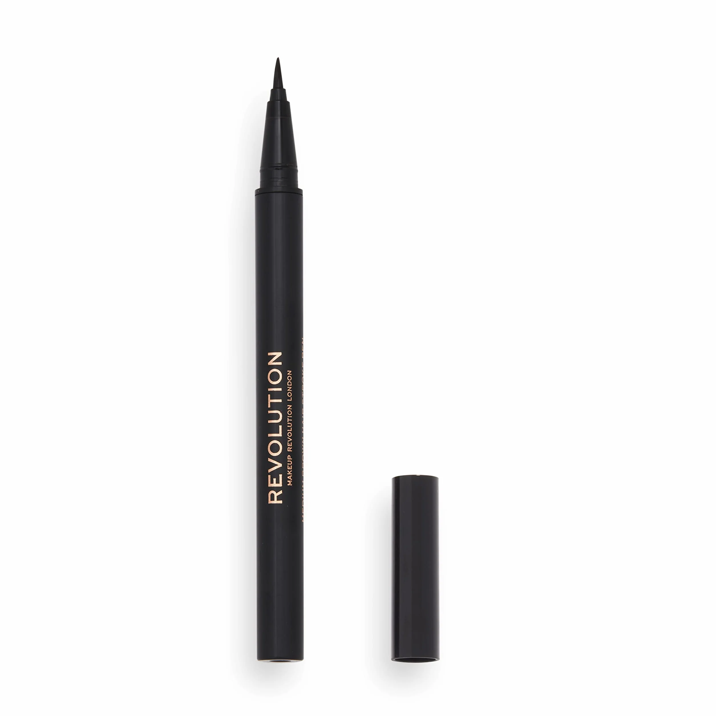 Makeup Revolution, Penna per sopracciglia, Marrone scuro, 0,5 ml