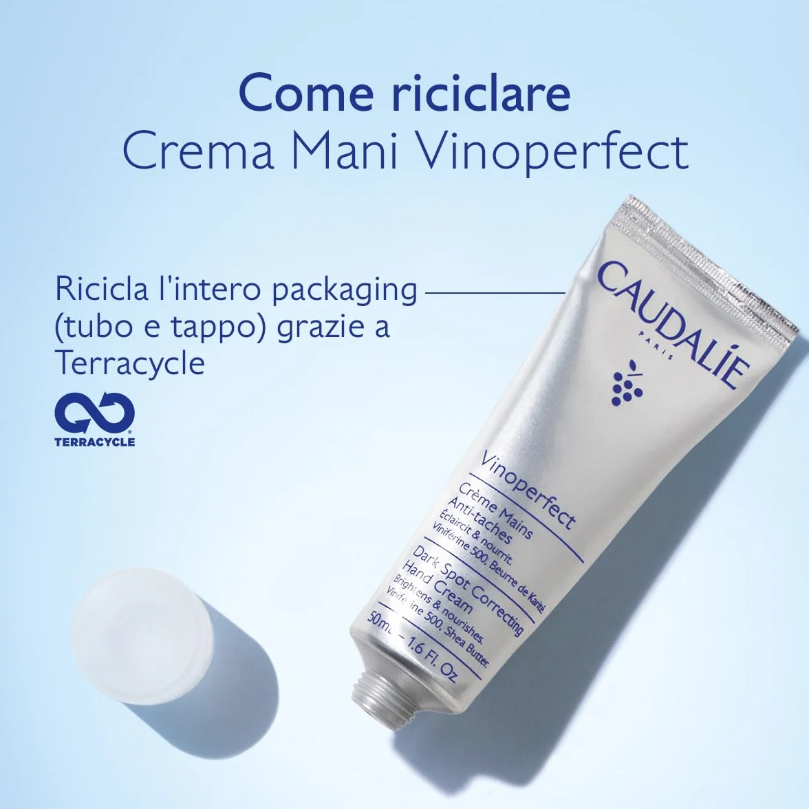 Caudalie Vinoperfect Crema Mani Anti-Macchie - 50 mL
